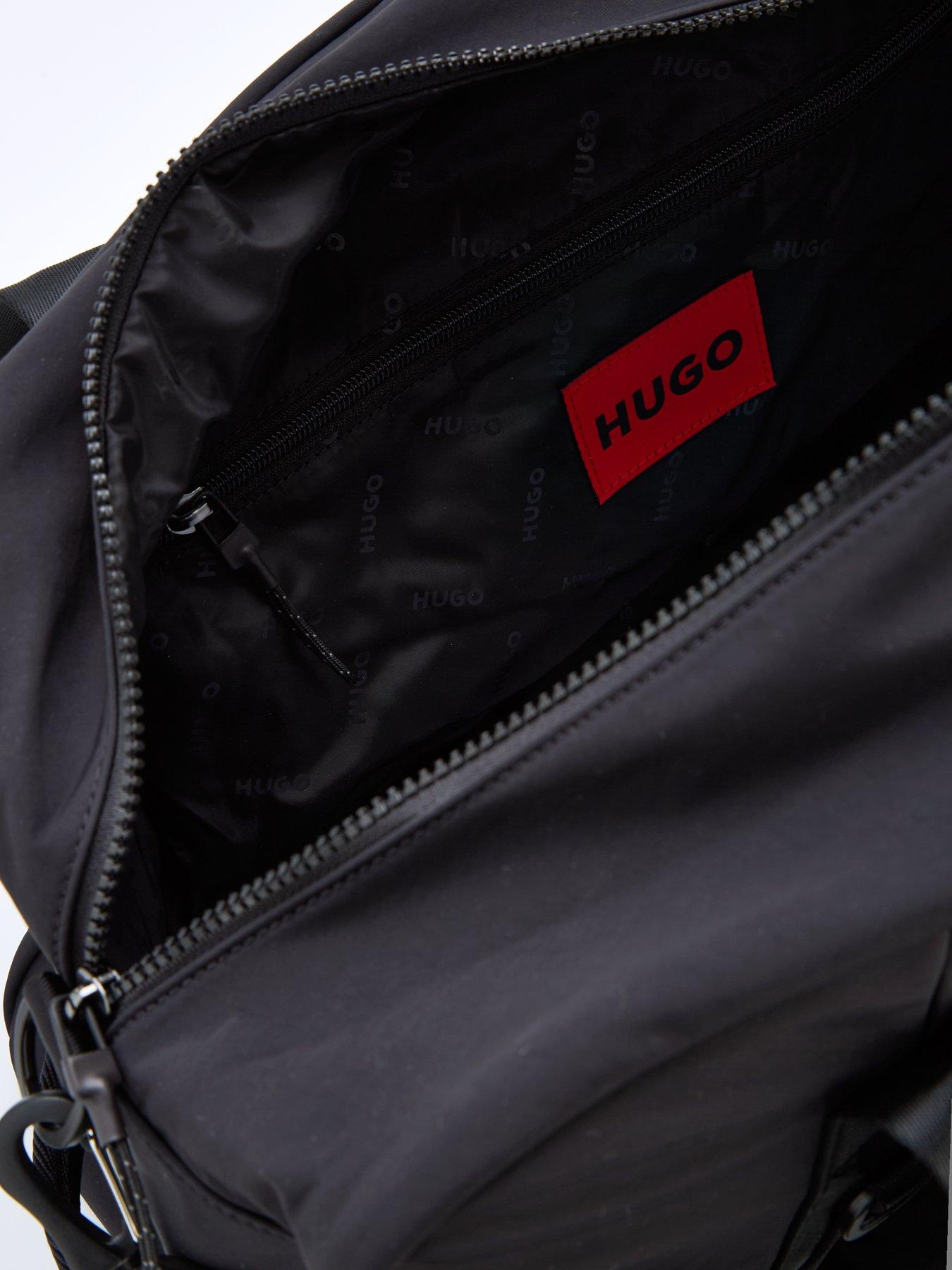 Image 5 of 5 of HUGO Lightweight Holdall with 3D Logo Patch - Black