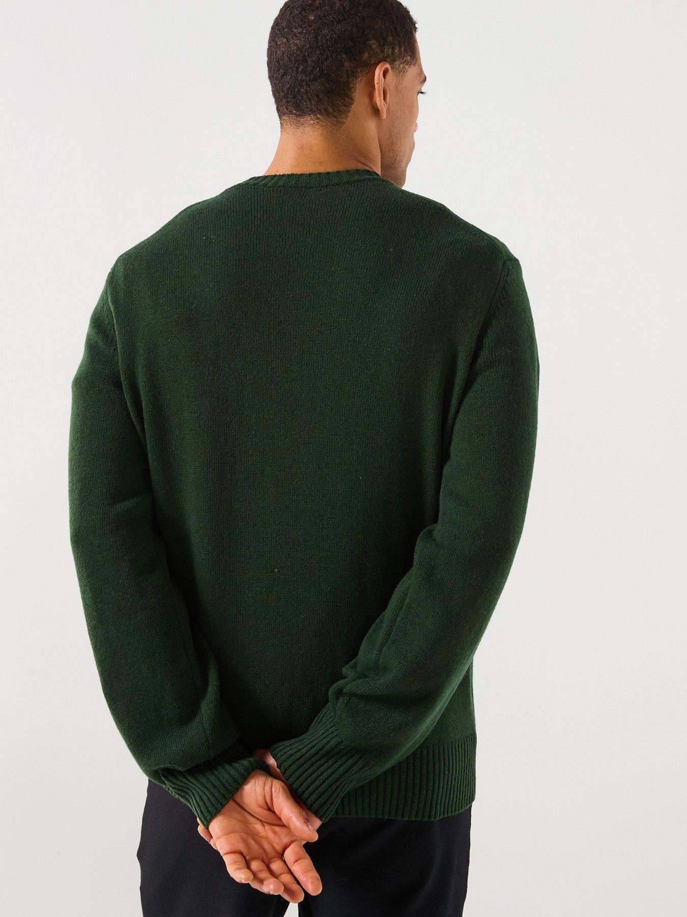 lacoste-lacoste-knitted-crew-jumpernbsp--blackstillFront