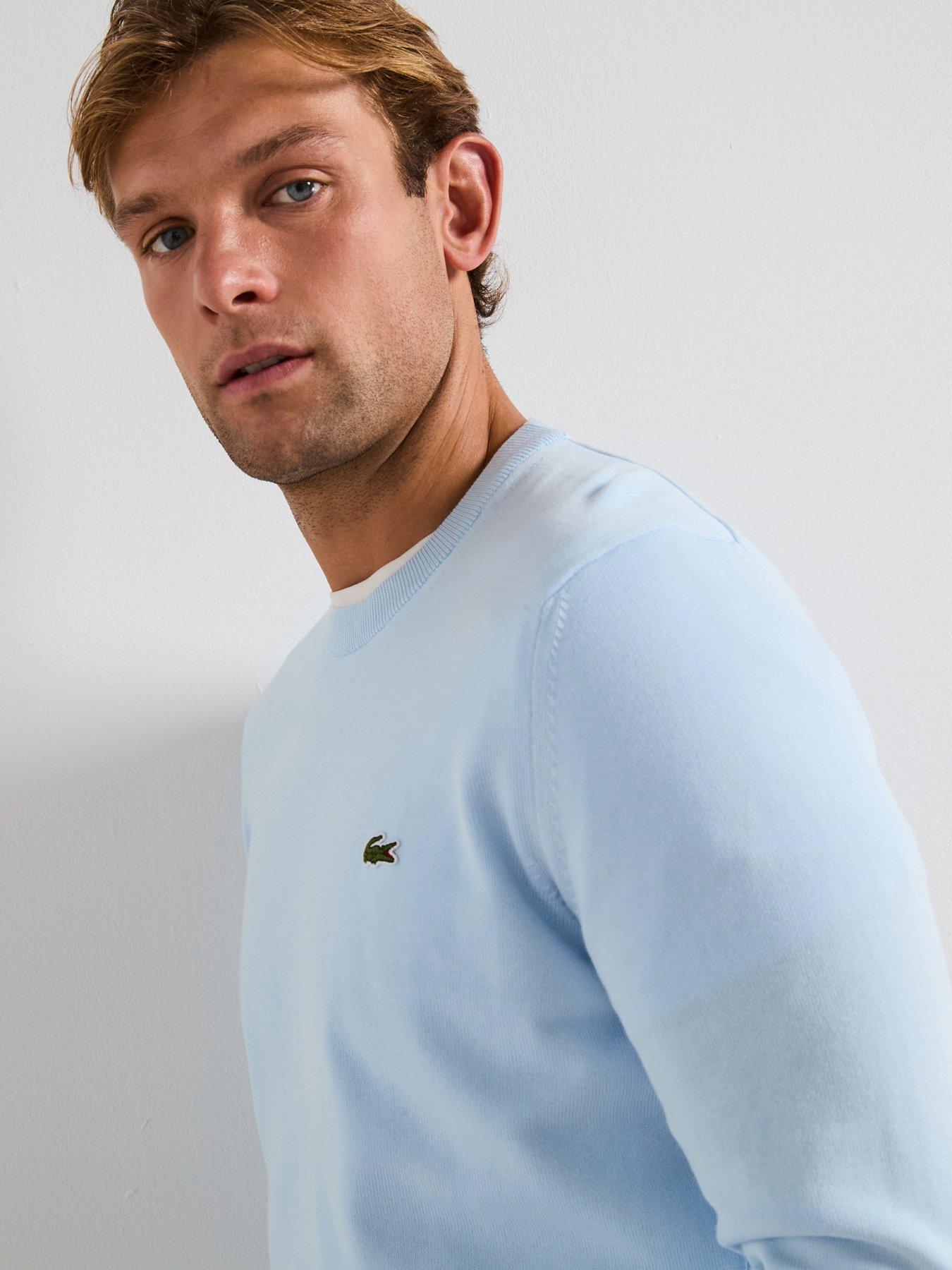 lacoste-lacoste-cotton-jersey-crew-neck-knitted-jumper--light-blueoutfit