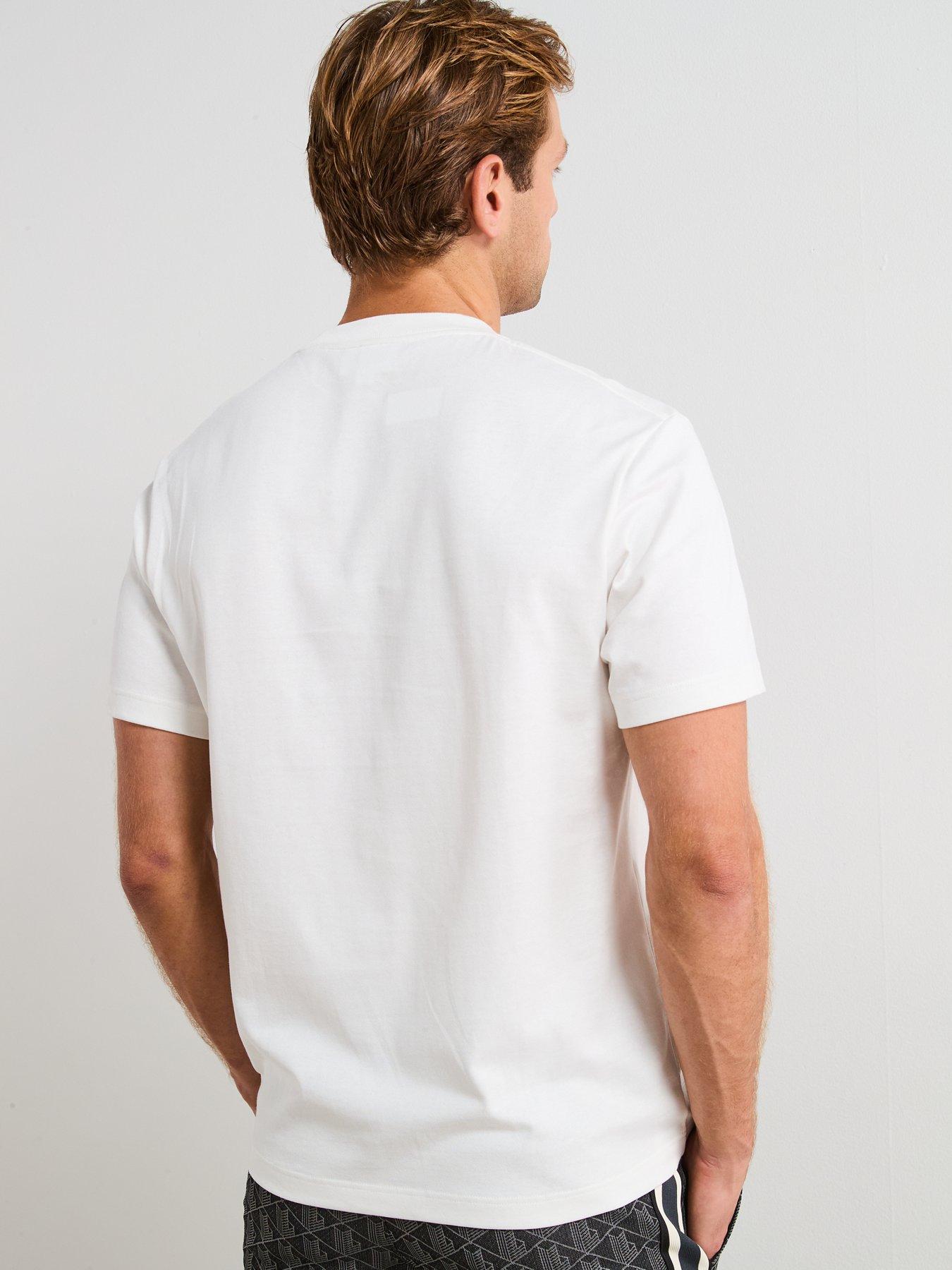 Image 2 of 6 of Lacoste Lacoste Landscape Crocodile T-shirt&nbsp;- White
