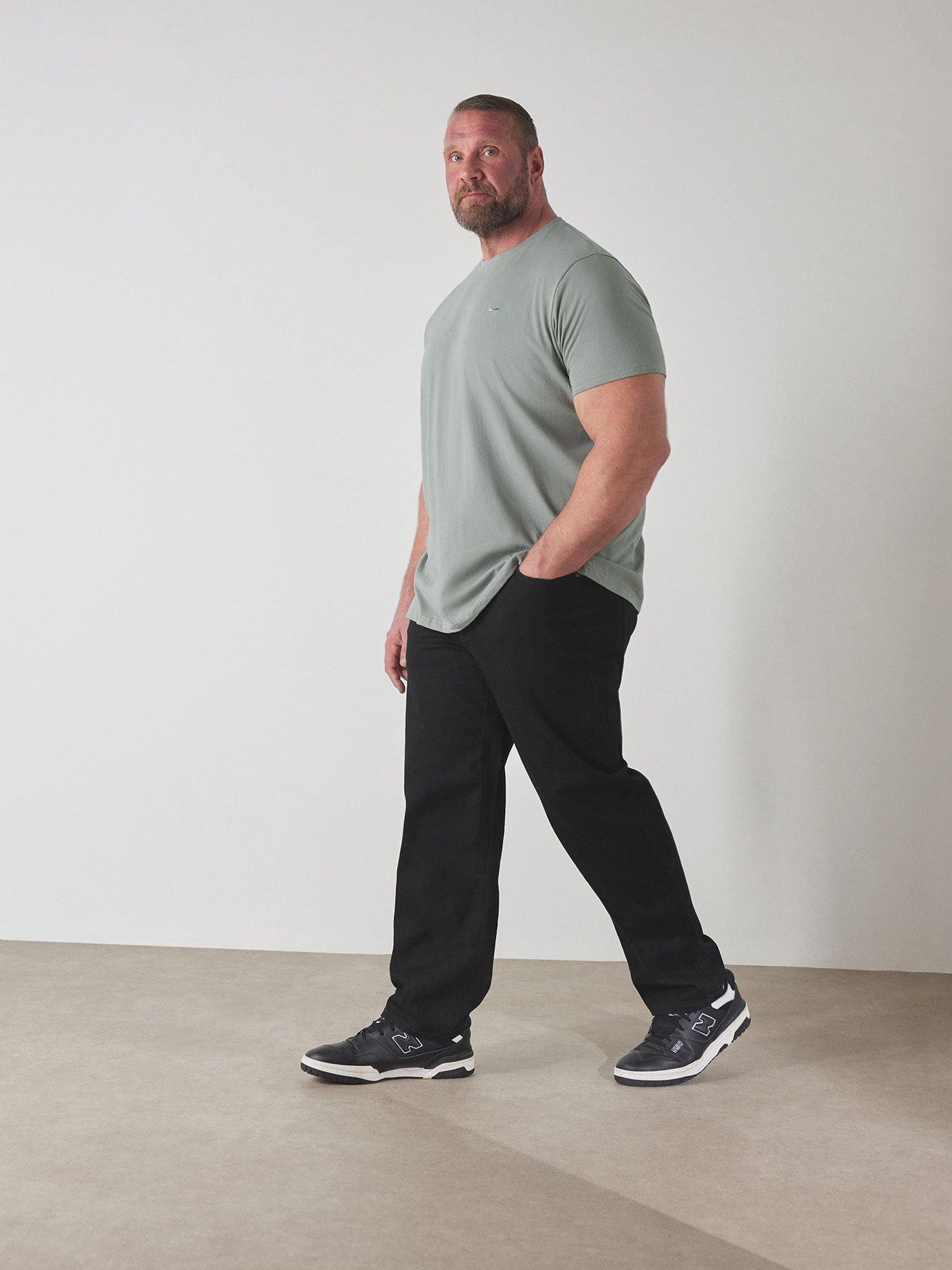 BadRhino Loose Fit Stretch Jean 32" - Black