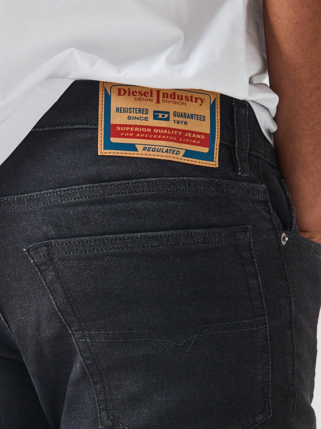 Image 4 of 6 of Diesel D-Finitive Regular Fit Jeans - Black