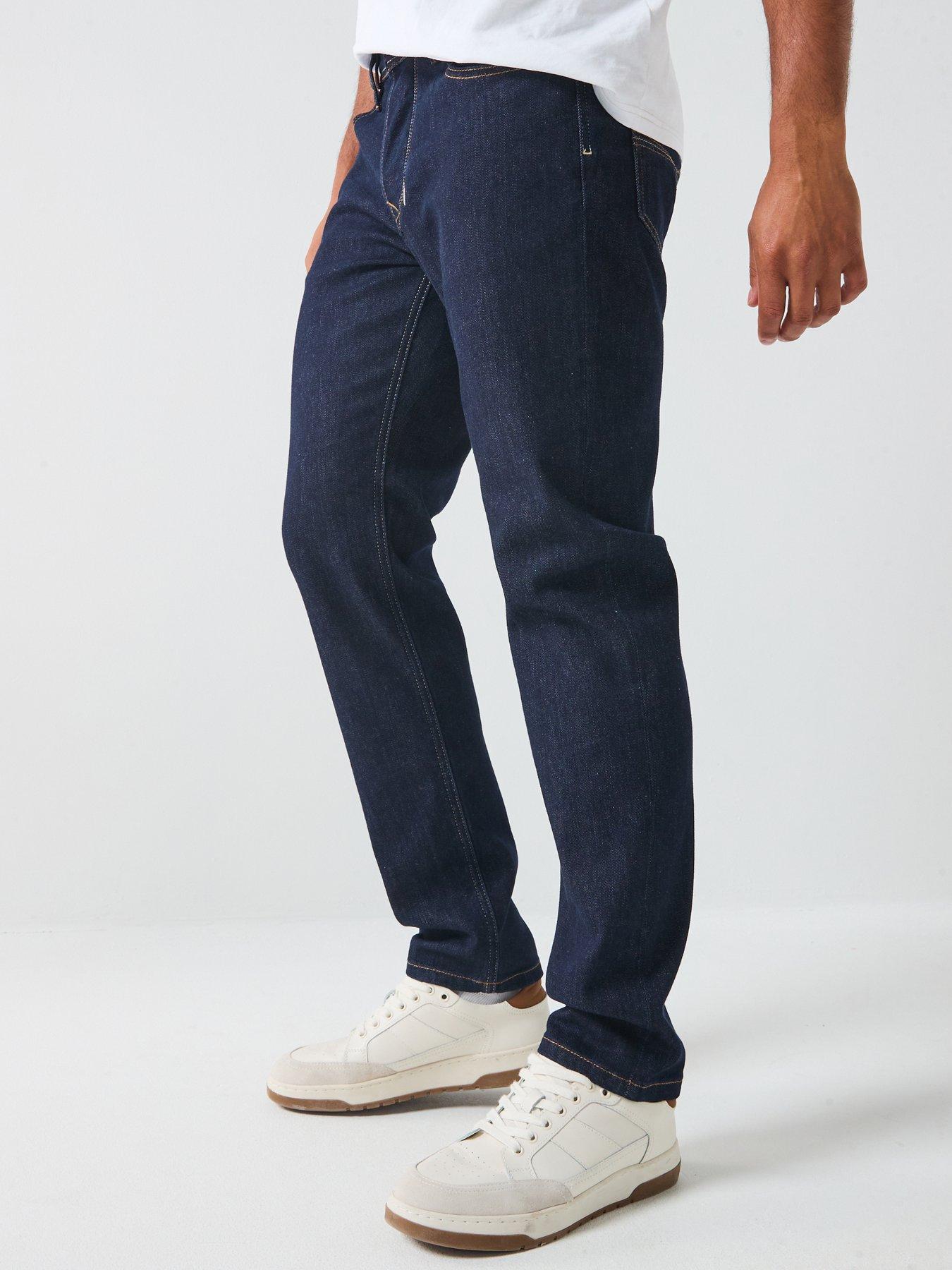 Diesel Larkee-Beex Tapered Fit Jeans - Dark Blue