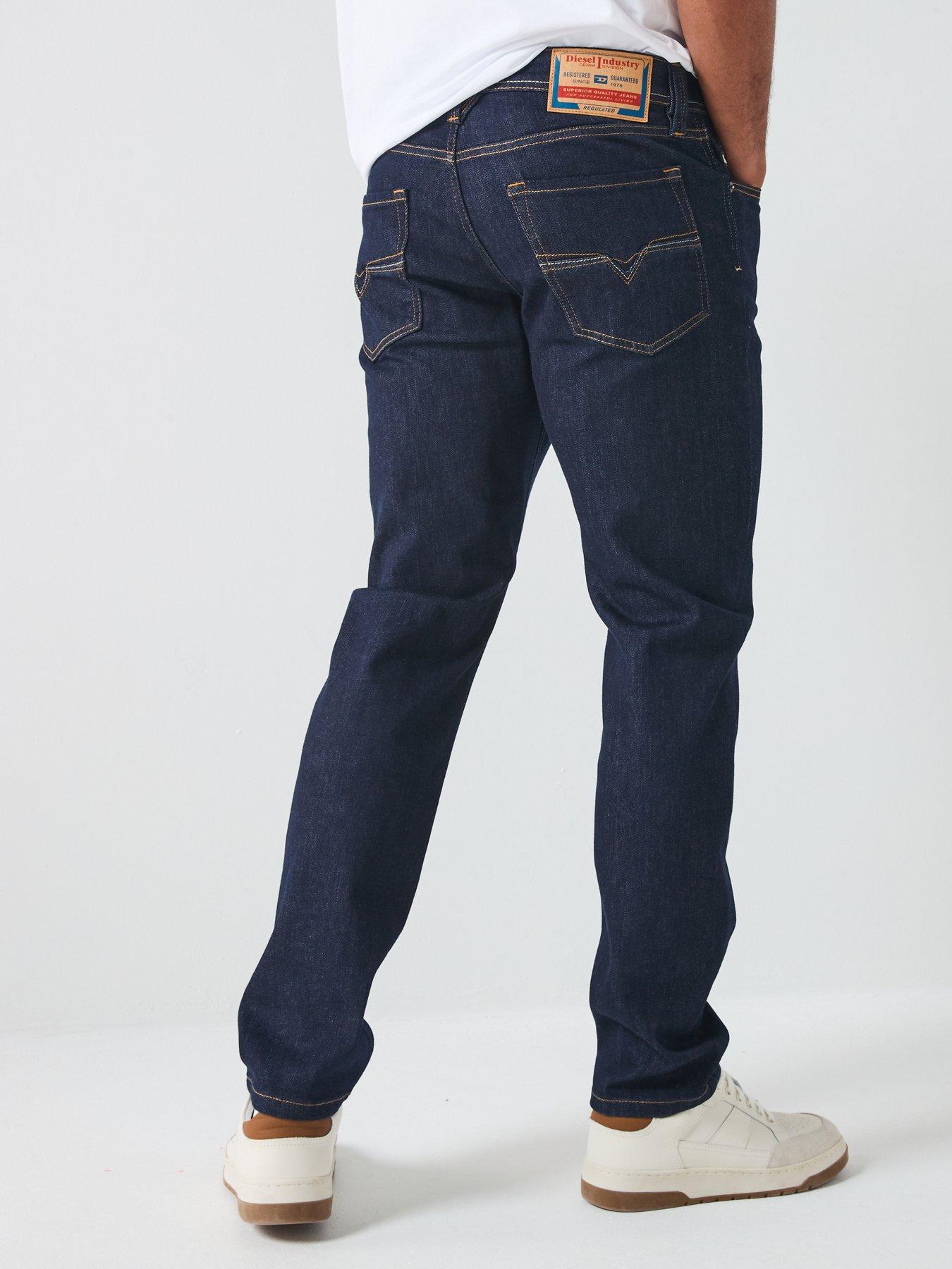 Image 2 of 6 of Diesel Larkee-Beex Tapered Fit Jeans - Dark Blue