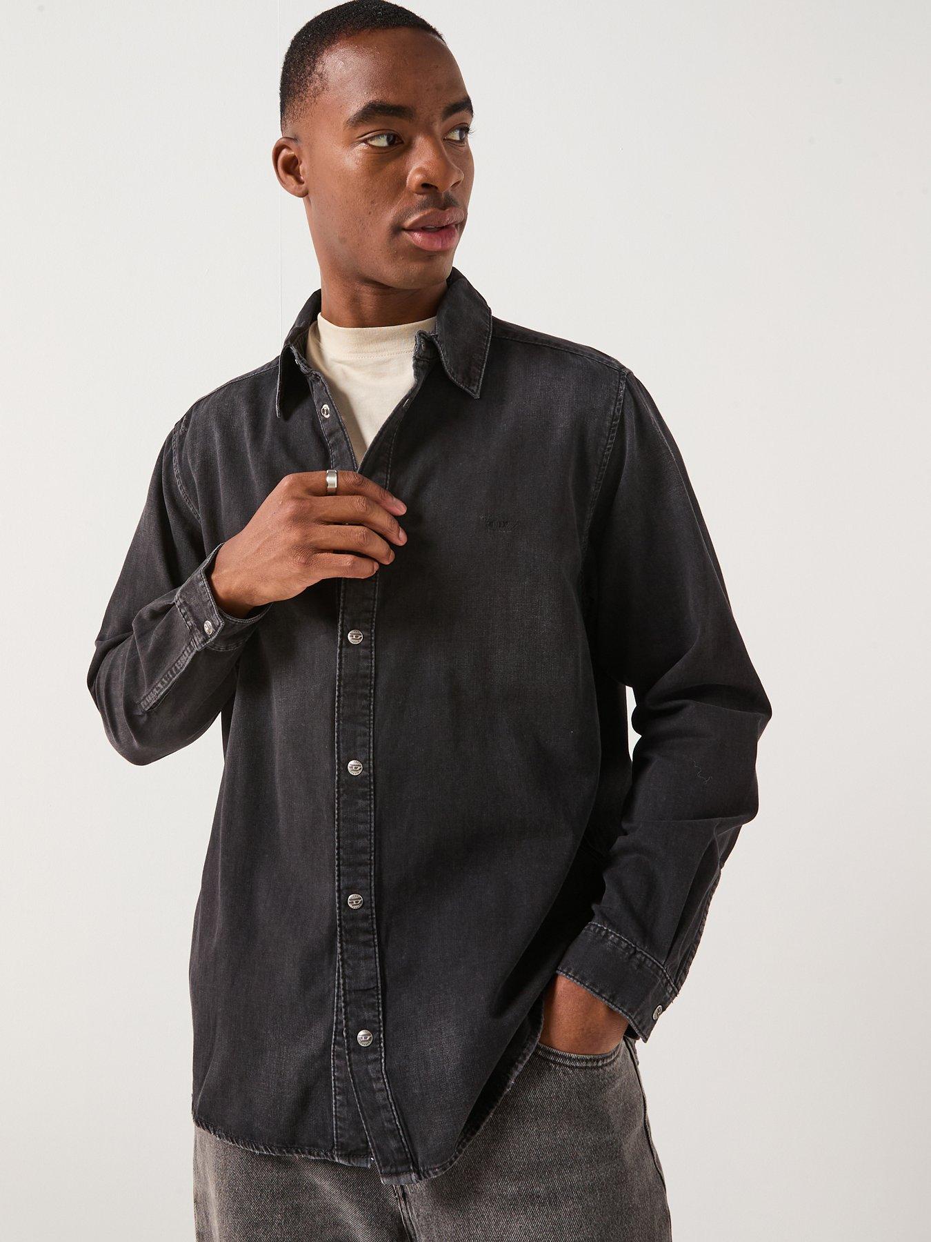 Diesel Ply Denim Shirt- Black