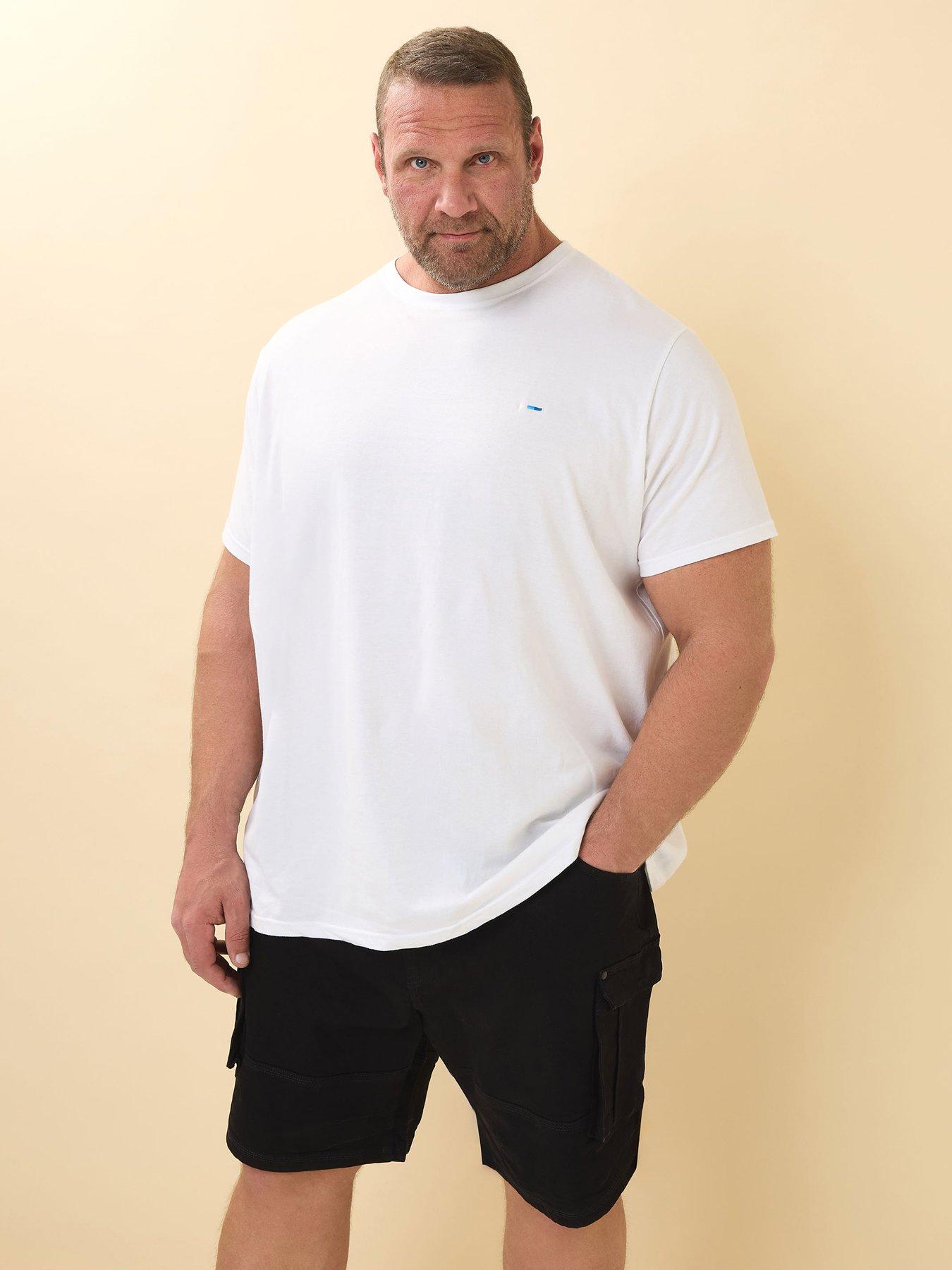 BadRhino Elasticated Cargo Denim Shorts - Black