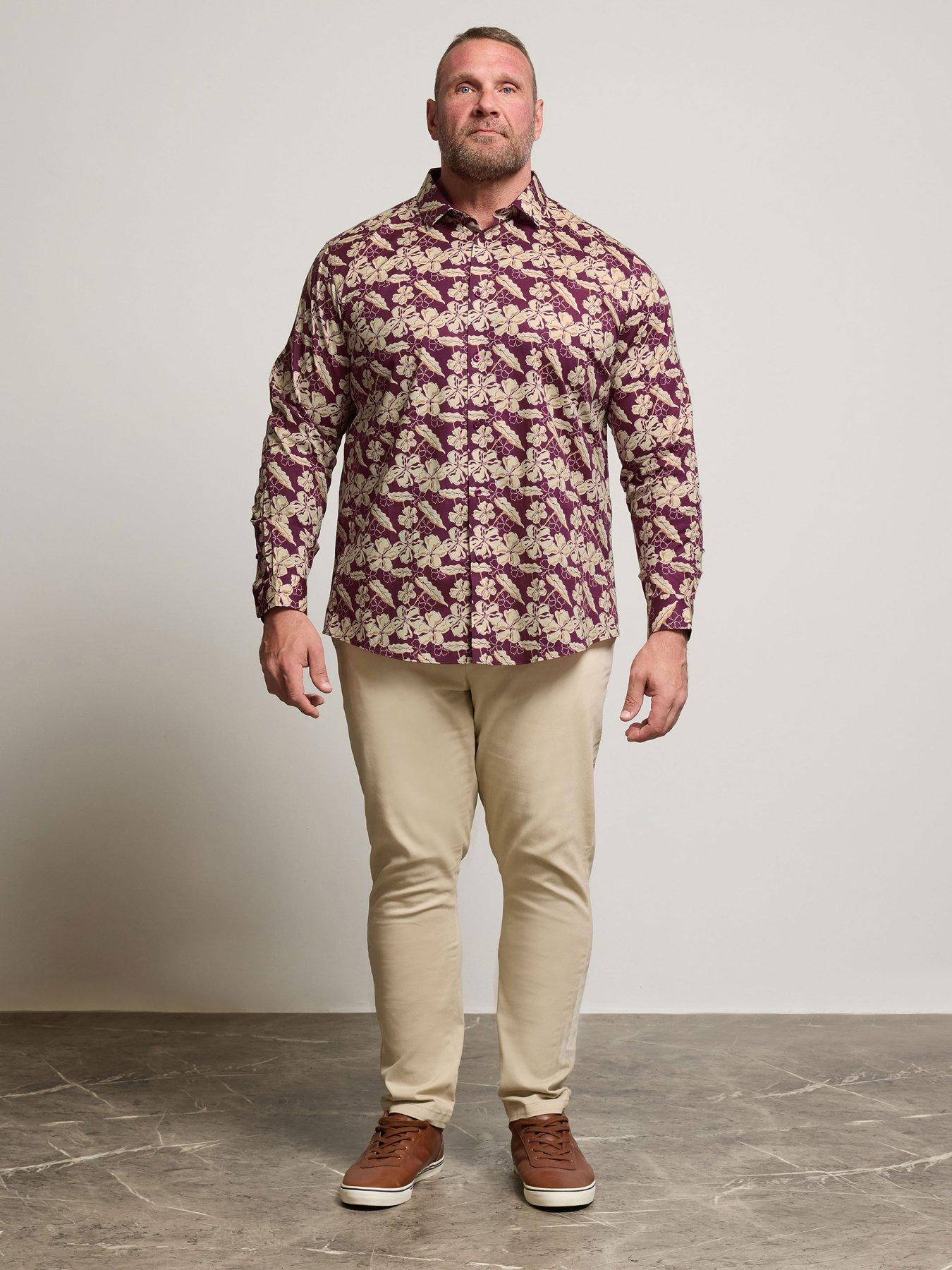 badrhino-leaf-print-long-sleeve-shirtback