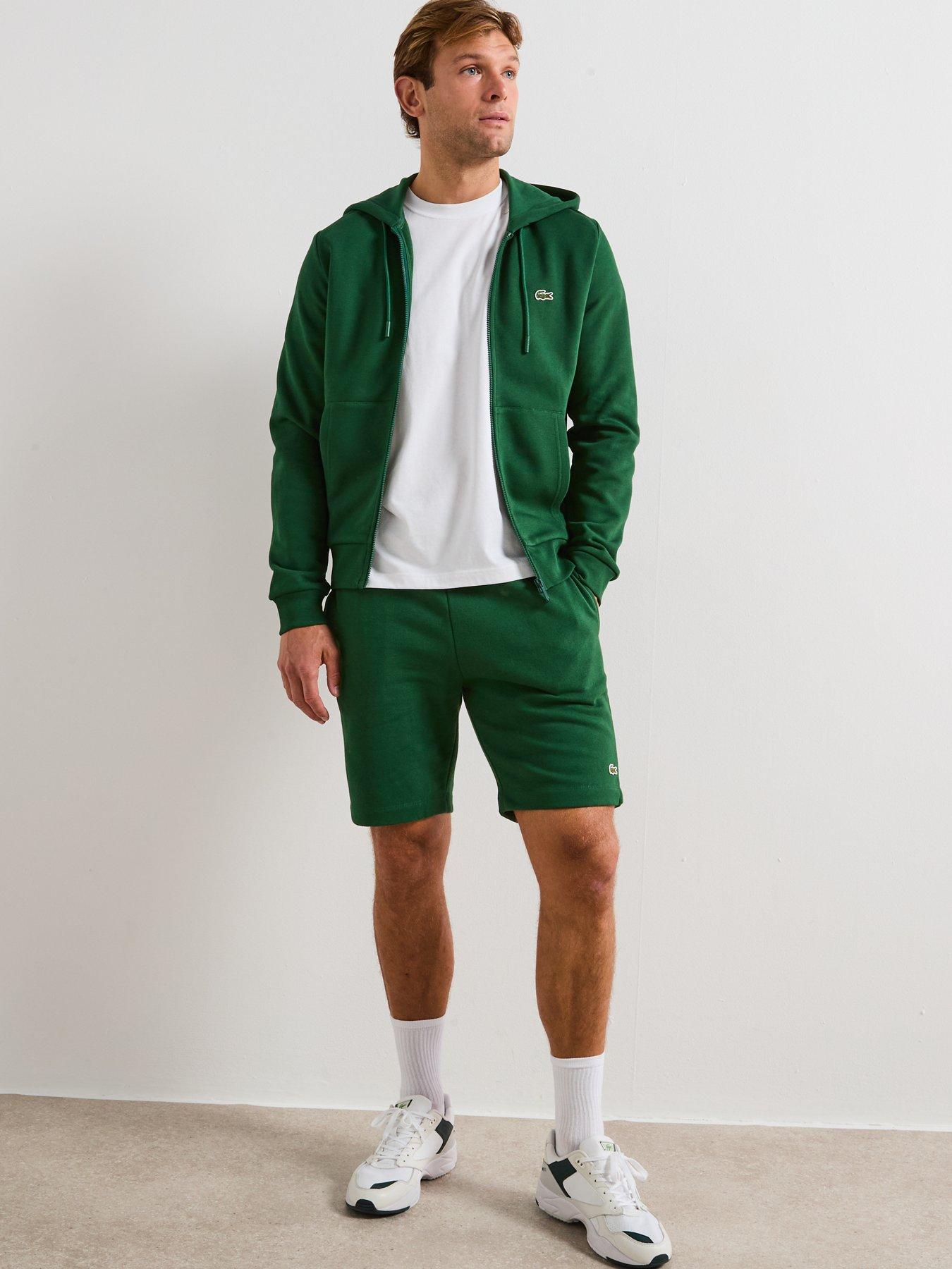 lacoste-brushed-fleece-shorts--greenback