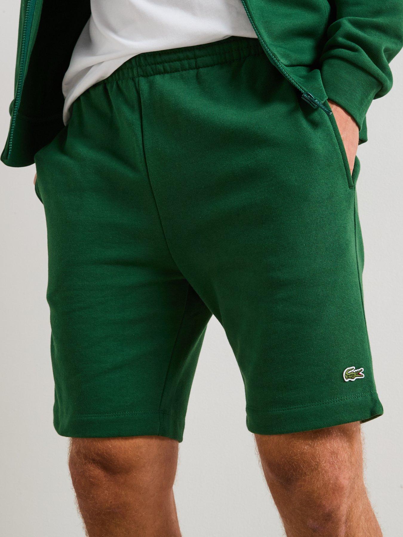 lacoste-brushed-fleece-shorts--greendetail
