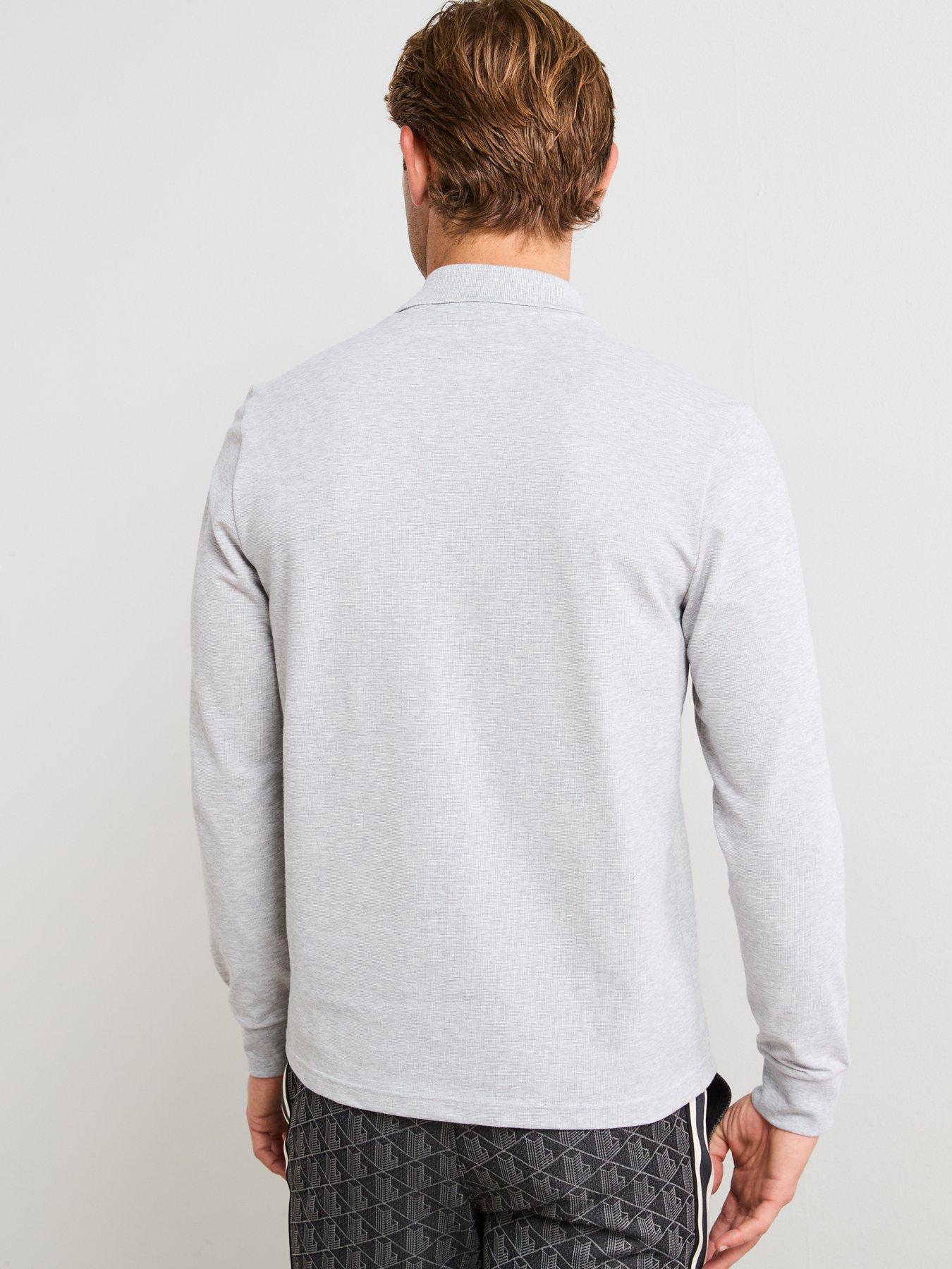 lacoste-ottoman-long-sleeve-polo-shirt--greystillFront
