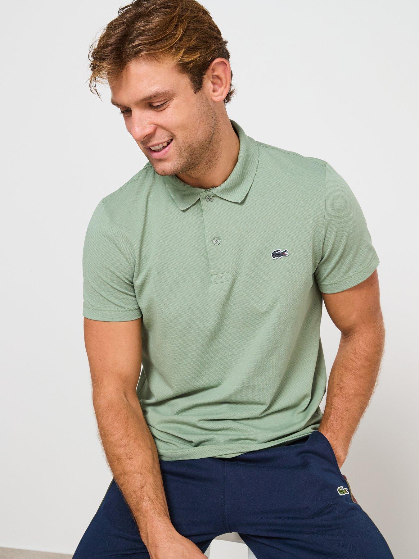 Lacoste Regular Fit Ottoman Short Sleeve Polo Shirt - Green