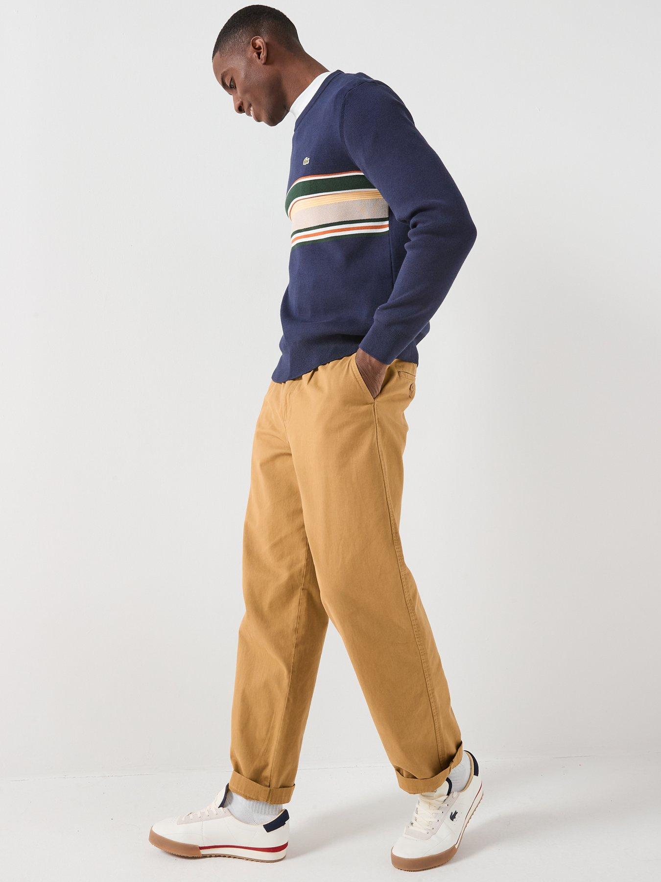 lacoste-striped-crew-neck-knitted-jumper--navyoutfit
