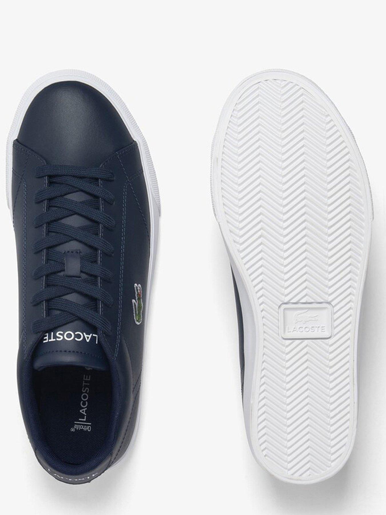 Image 4 of 4 of Lacoste Lerond Cupsole Trainers- Navy