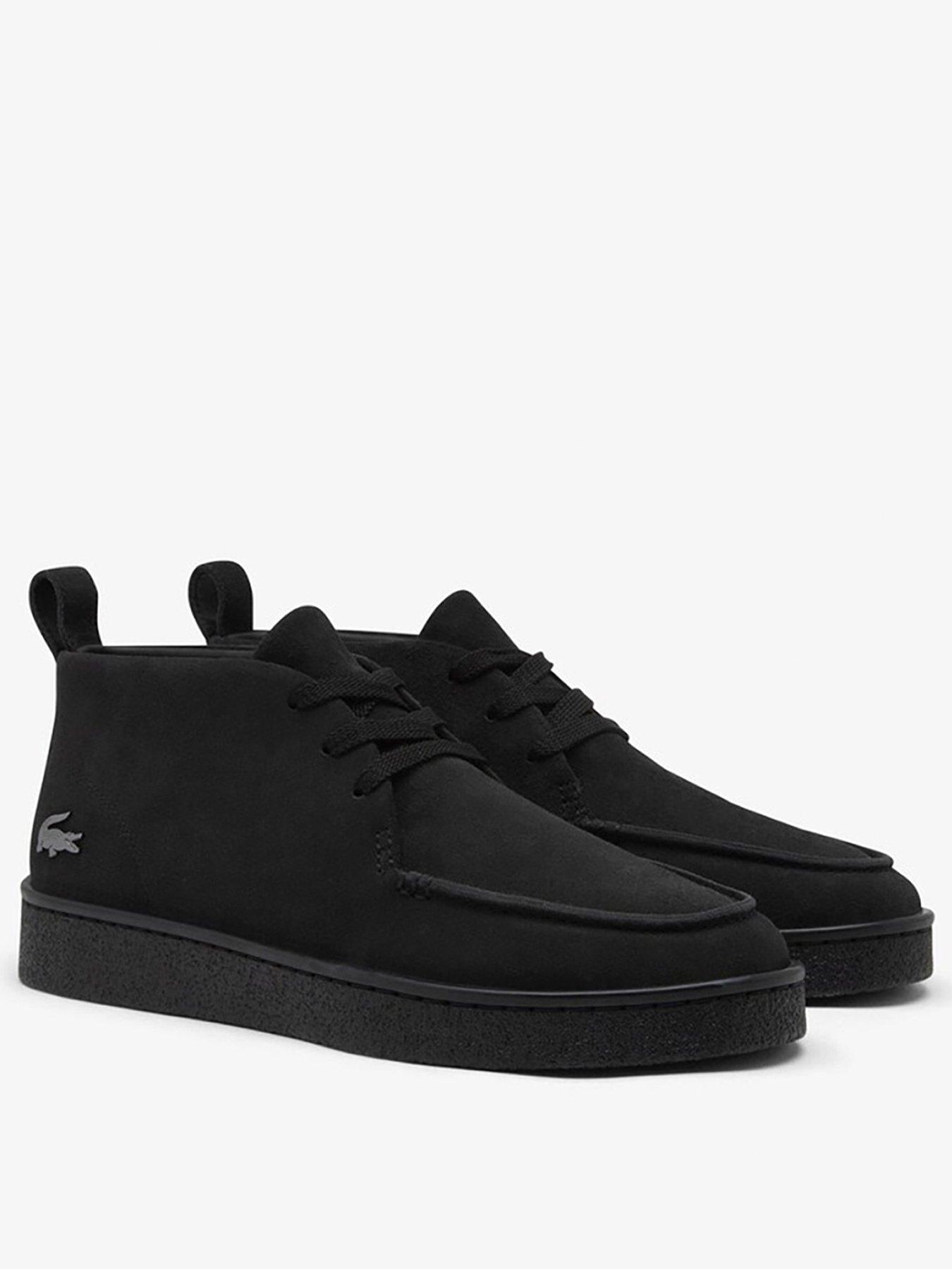 Image 2 of 4 of Lacoste Baseshot Chukka Suede Boots - Black