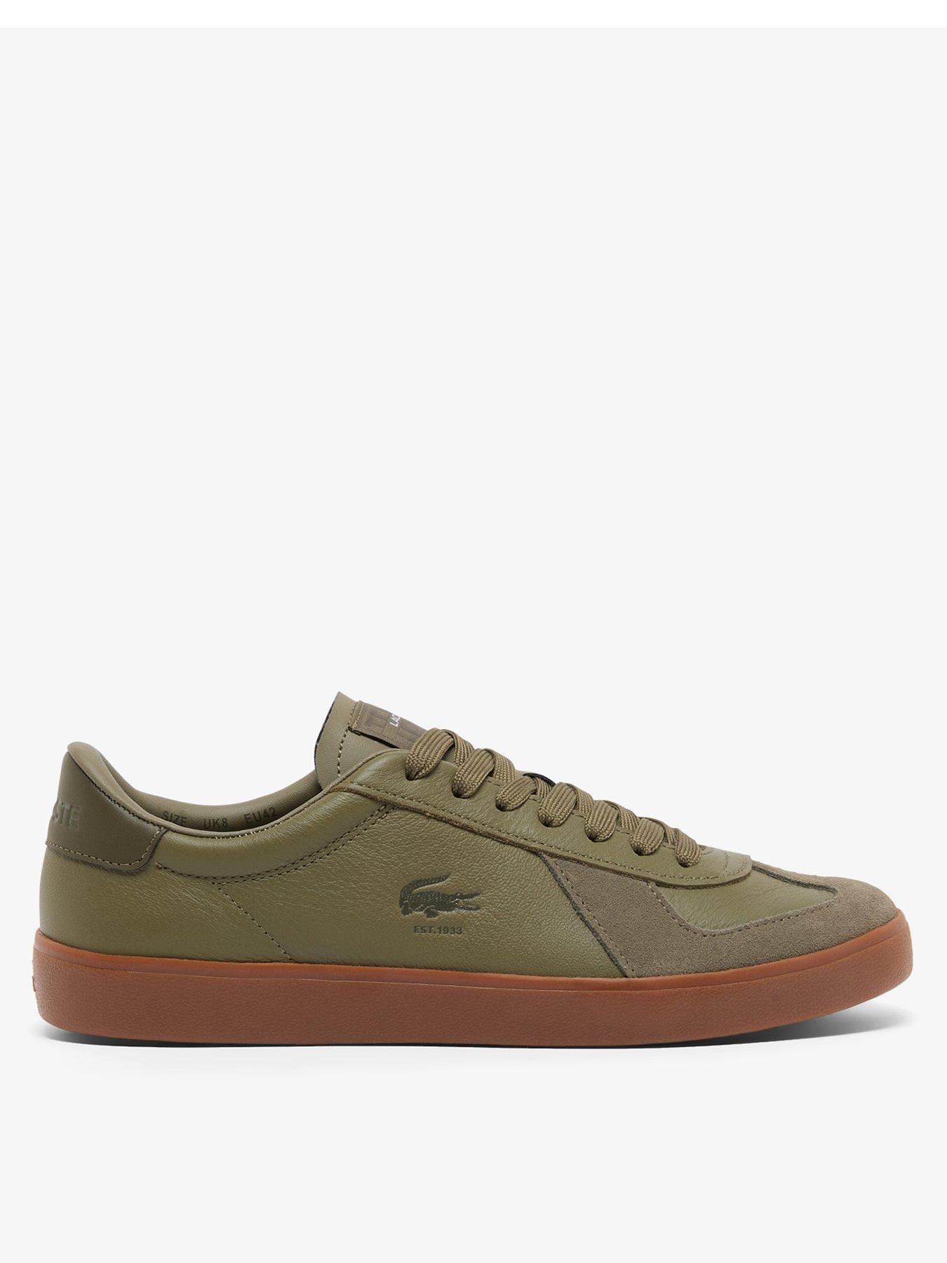 lacoste-lacoste-baseshot-pro-trainers--khakifront