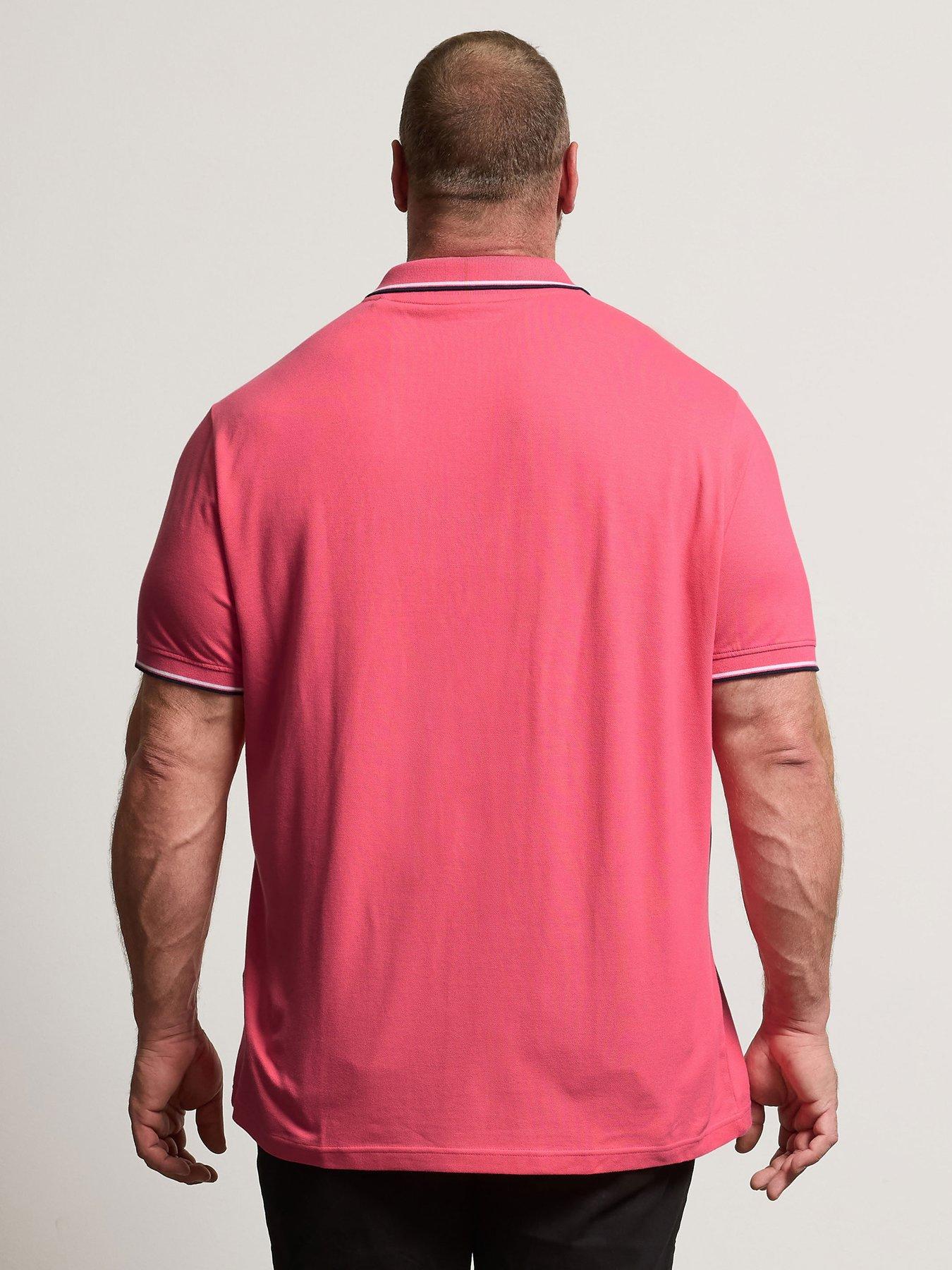 Badrhino Polo Big And Tall Orange Polo Shirt BadRhino Big Tall