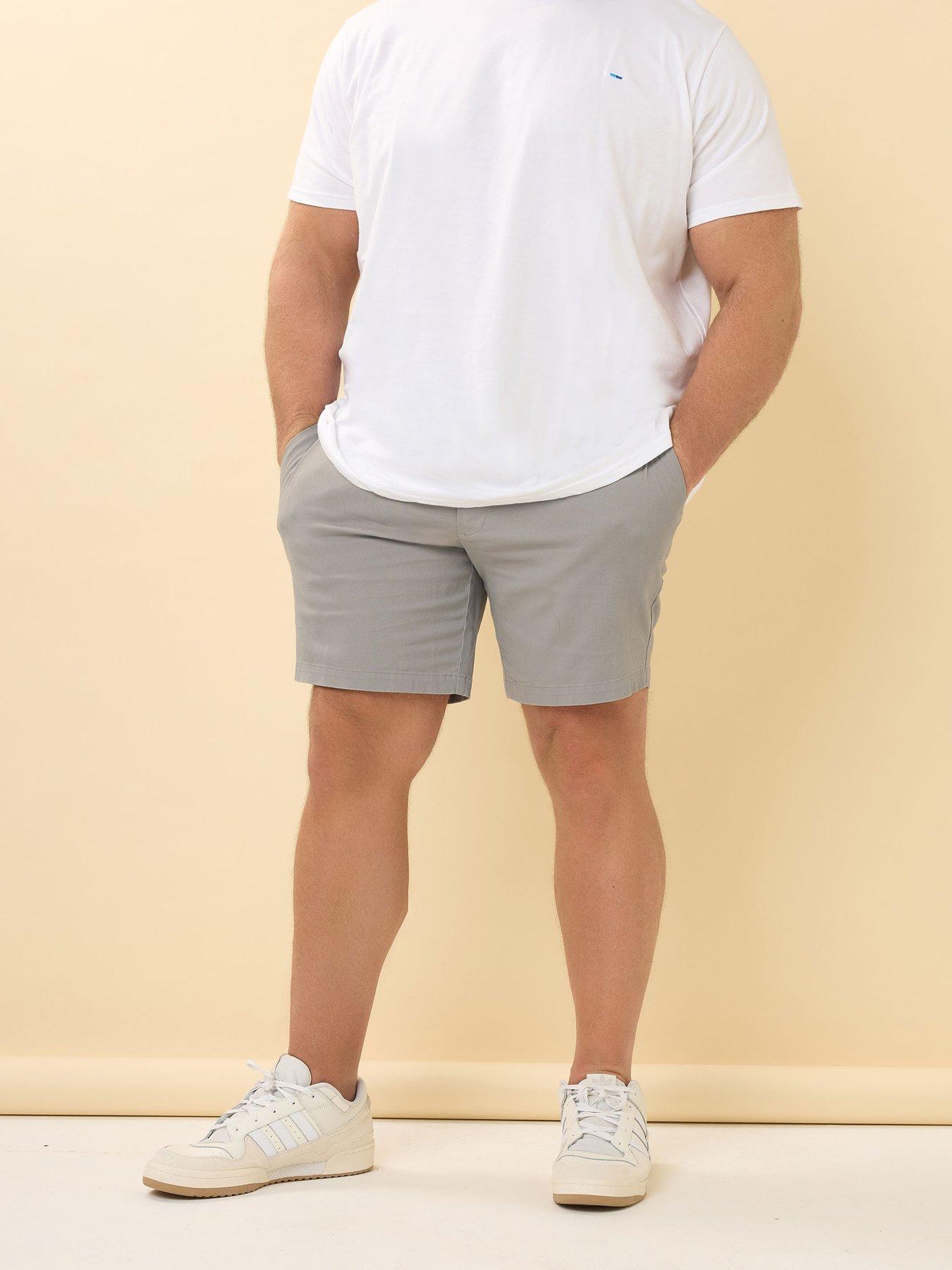 BadRhino Stretch Chino Shorts - Grey