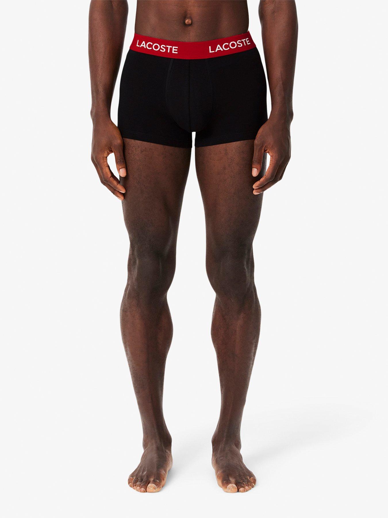 Image 5 of 6 of Lacoste Lacoste 5 Pack Cotton Trunks- Black Multi