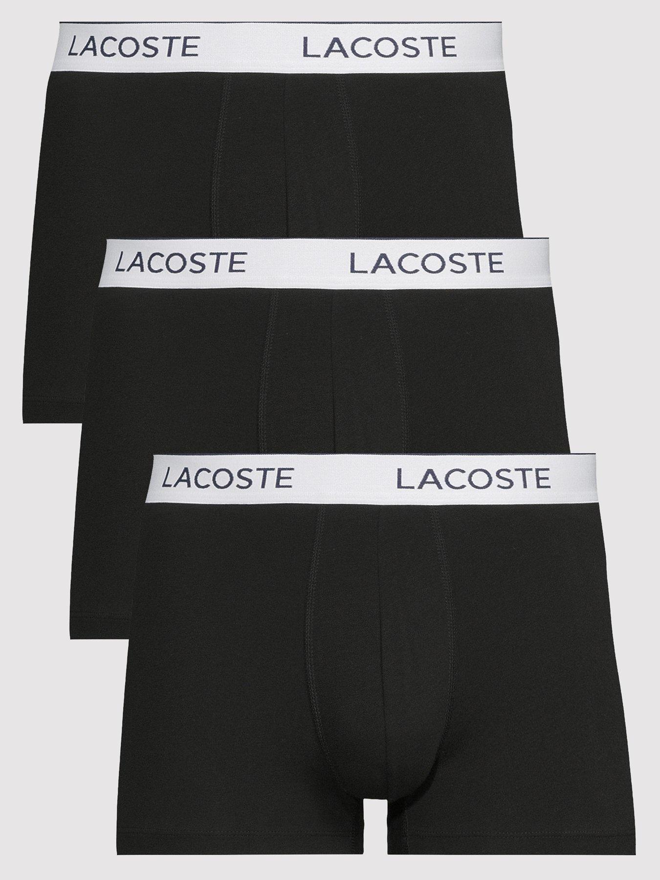 lacoste-3-pack-cotton-trunks--black