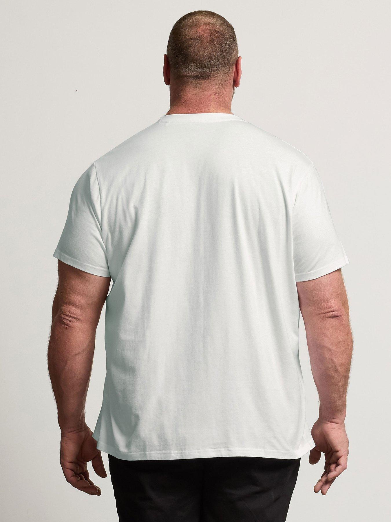 Image 2 of 6 of BadRhino Skull T-Shirt - White