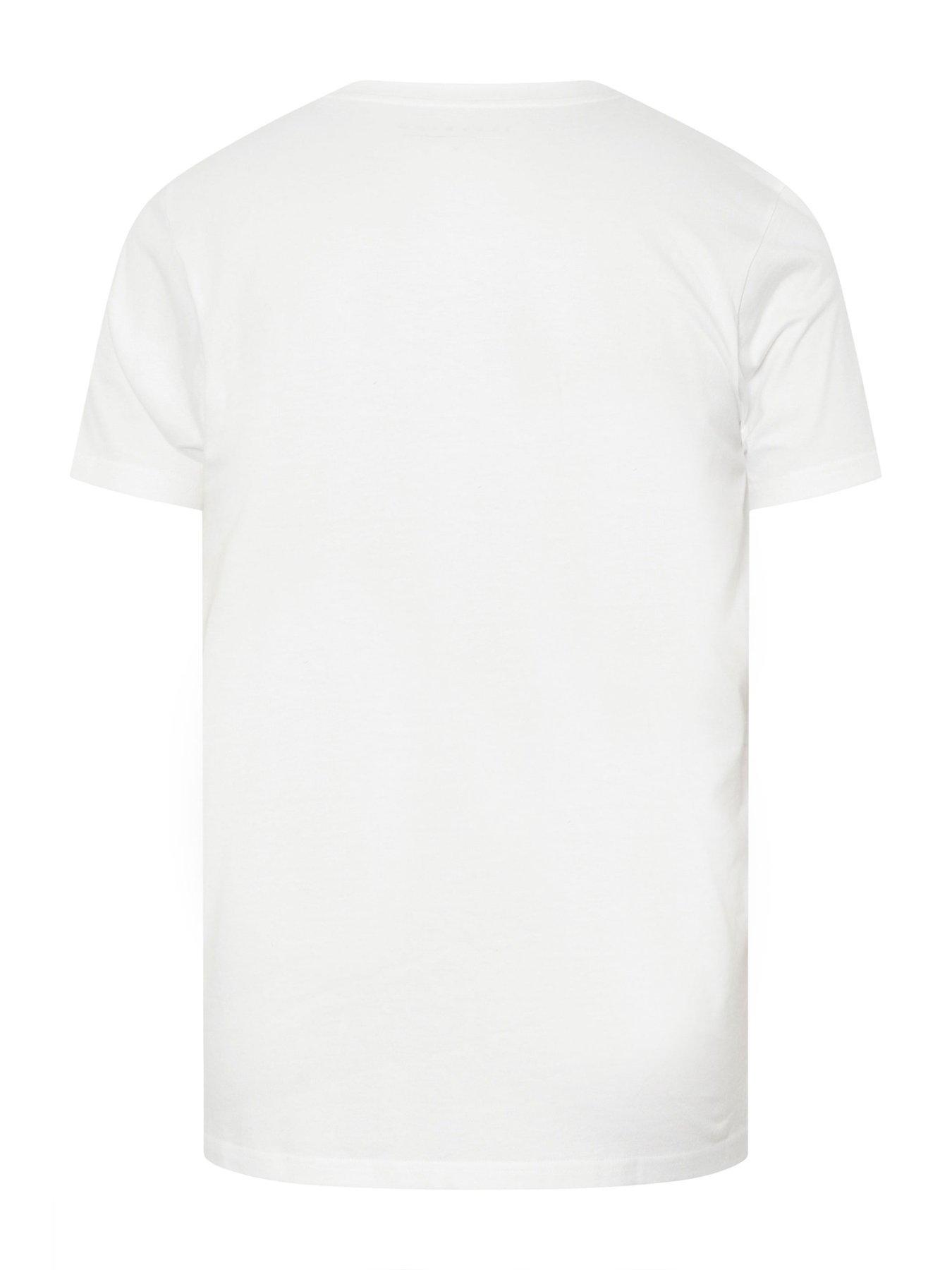 Image 6 of 6 of BadRhino Skull T-Shirt - White