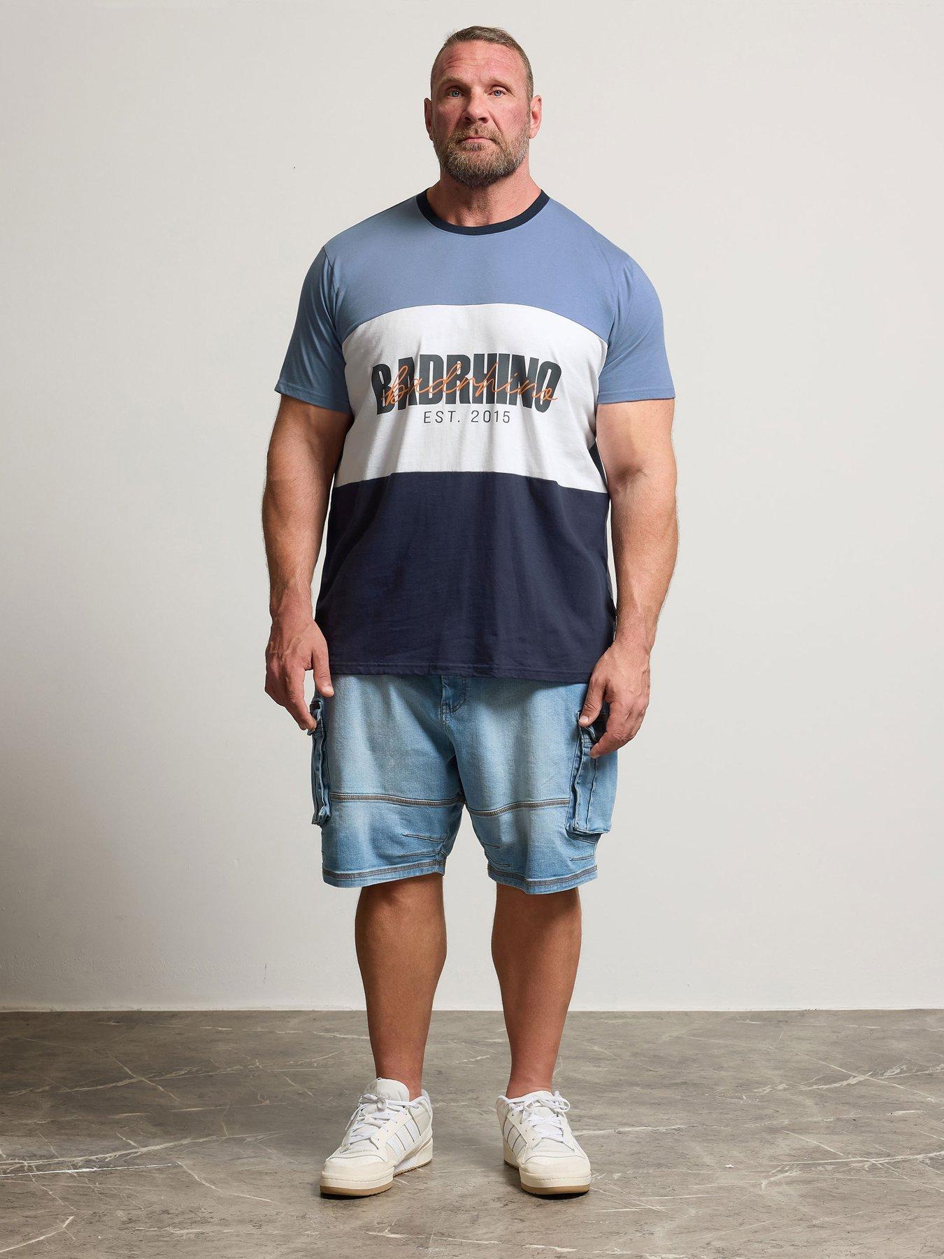 Image 3 of 6 of BadRhino Slogan T-Shirt - Blue