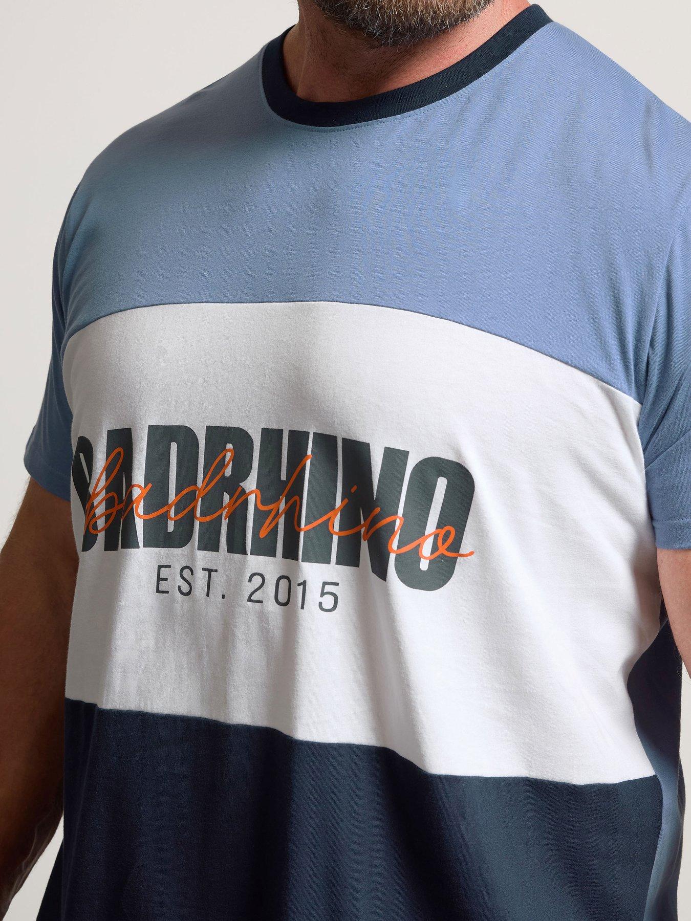 Image 4 of 6 of BadRhino Slogan T-Shirt - Blue