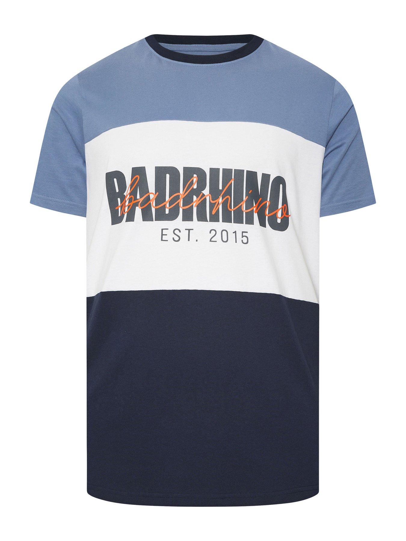 Image 5 of 6 of BadRhino Slogan T-Shirt - Blue