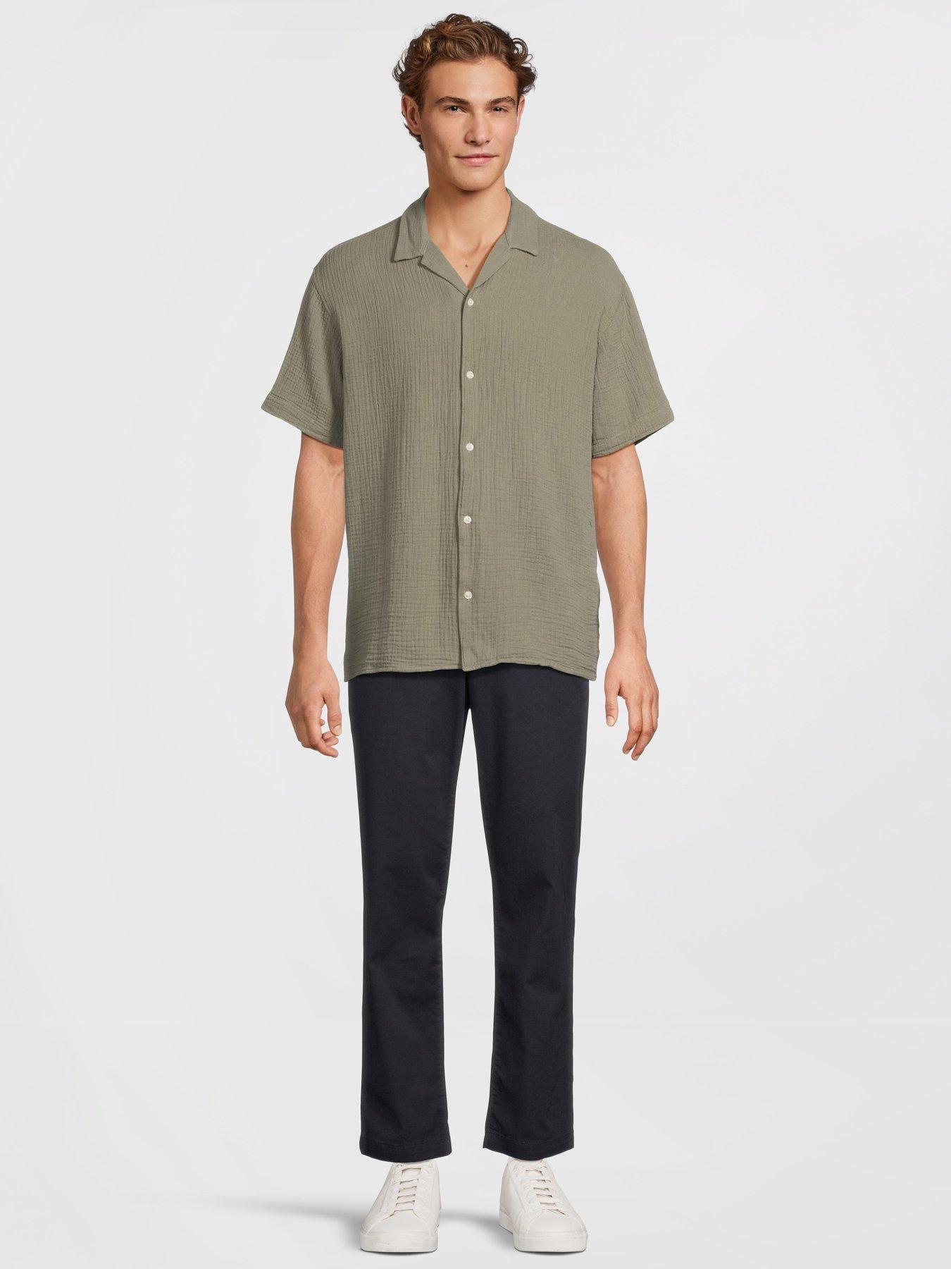 lacoste-lacoste-elastic-waist-stretch-chino-trousers--blackback