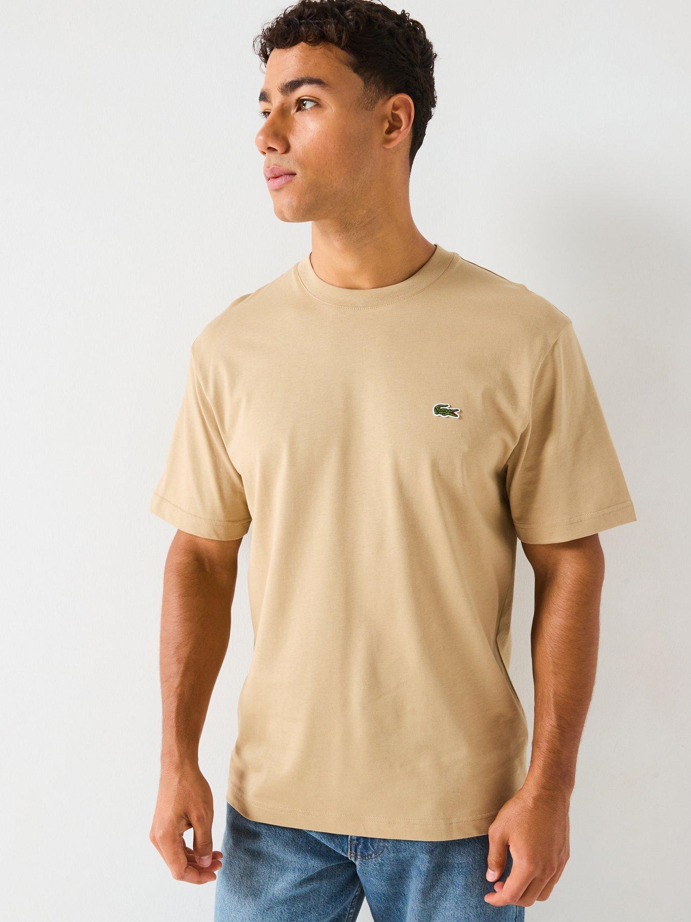 Lacoste Mid Weight Cotton T-Shirt - Beige