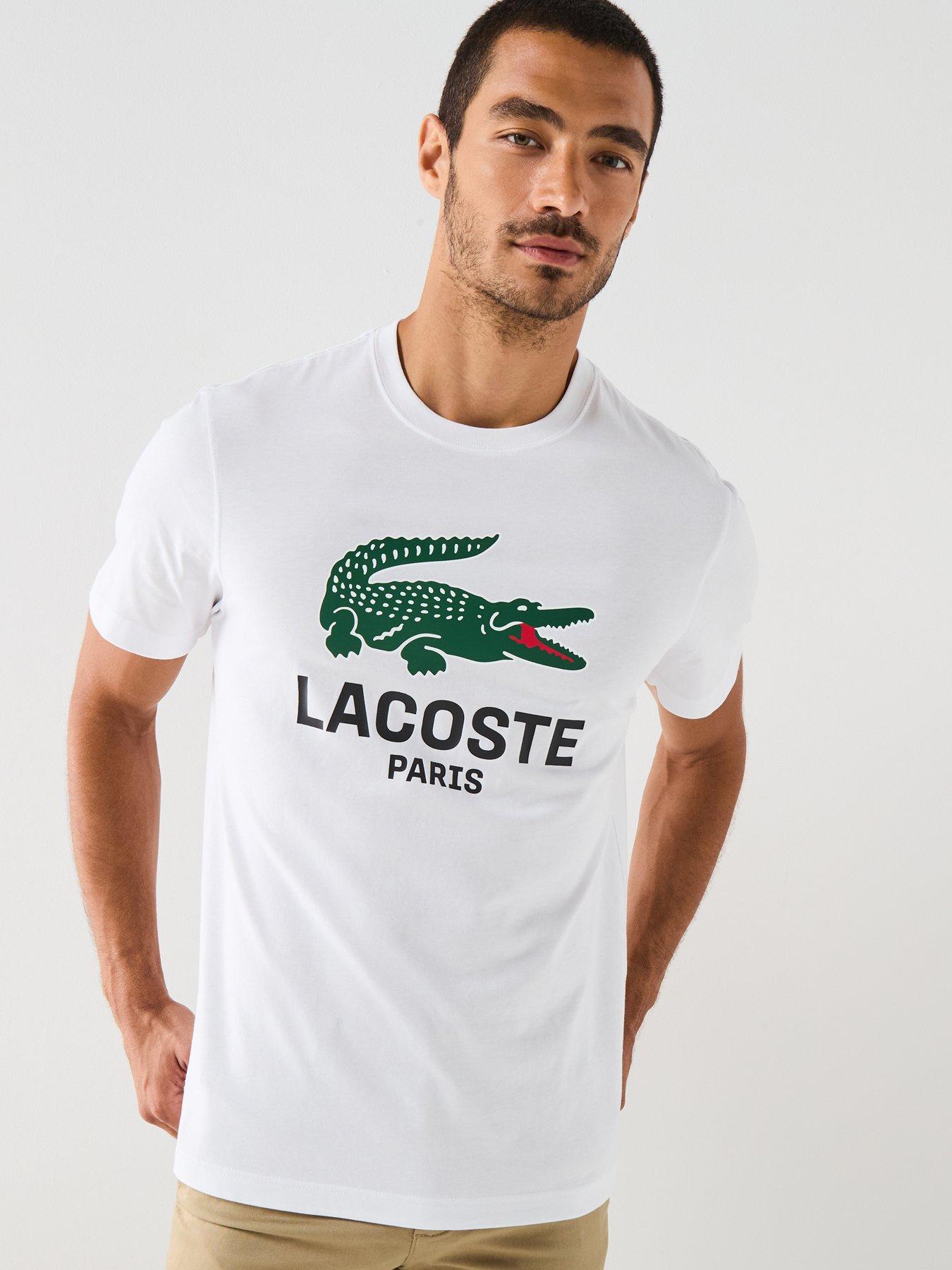 Lacoste Regular Fit Printed Jersey T-shirt - White