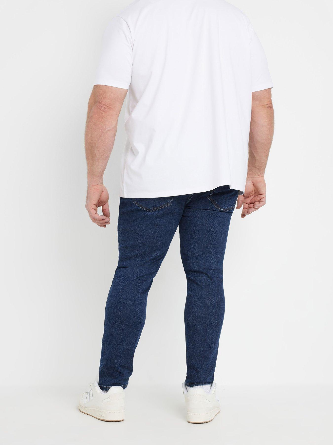 badrhino-tapered-fit-stretch-jeans-32-bluestillFront