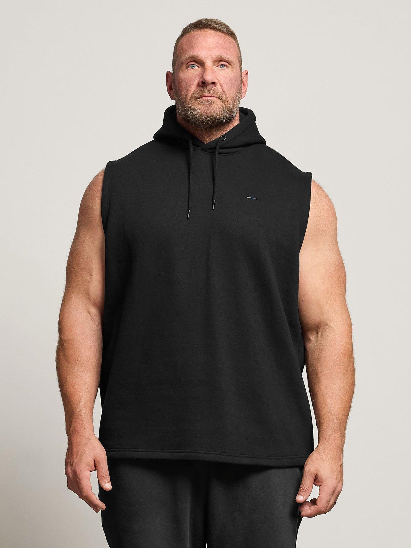 BadRhino Sleeveless Hoodie - Black