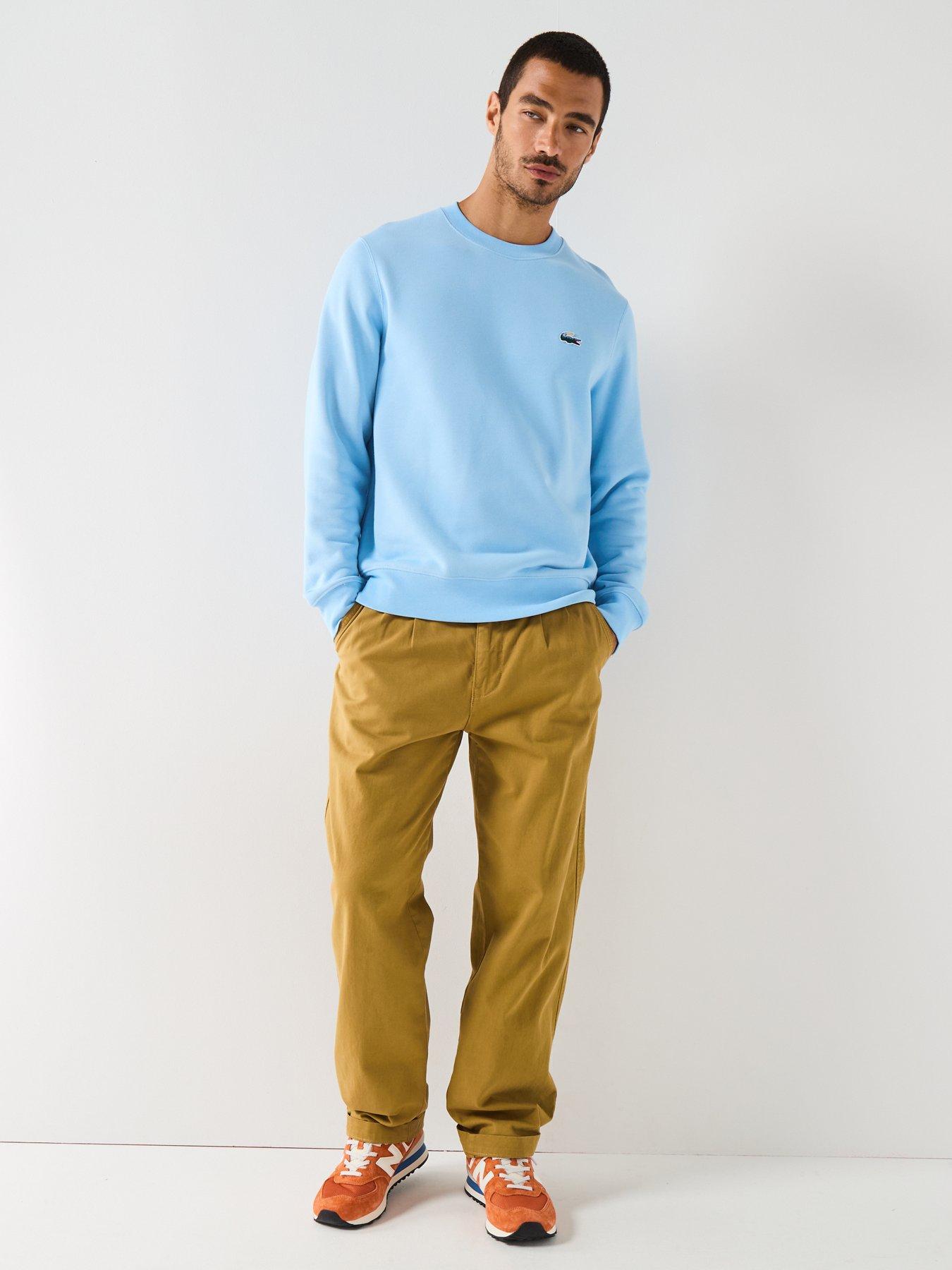 Image 3 of 5 of Lacoste Lacoste Landscape Crocodile Sweatshirt&nbsp;- Blue