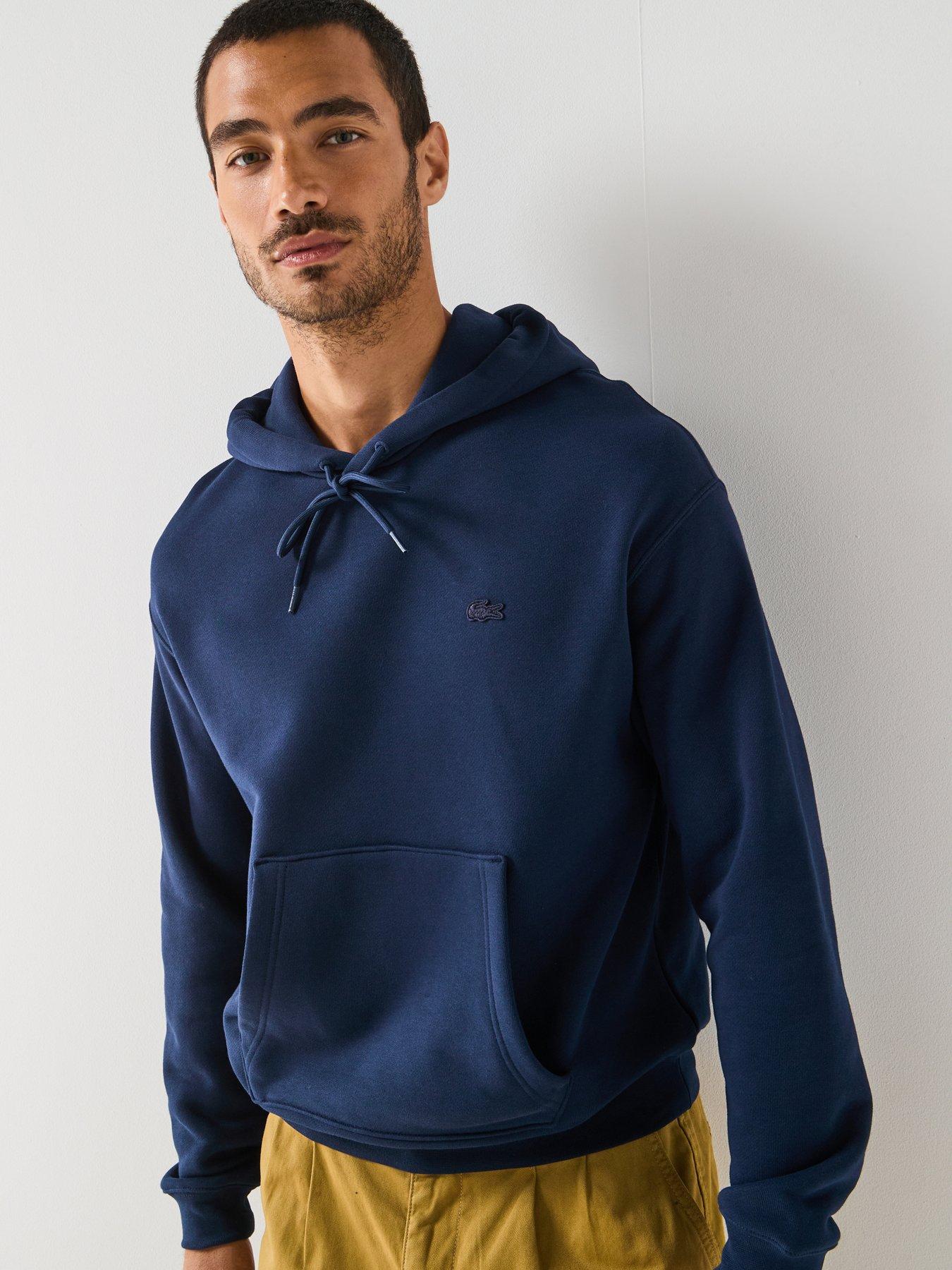 Lacoste Loose Fit Hoodie - Navy