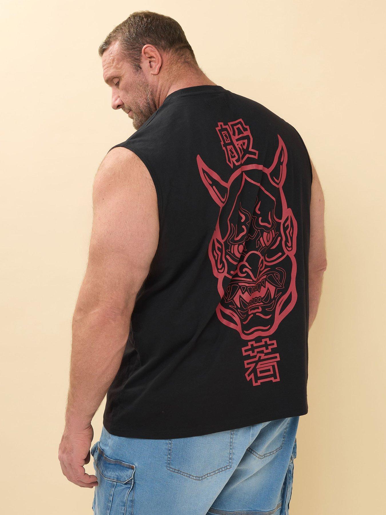 Image 2 of 4 of BadRhino Back And Front Graphic Vest - Black
