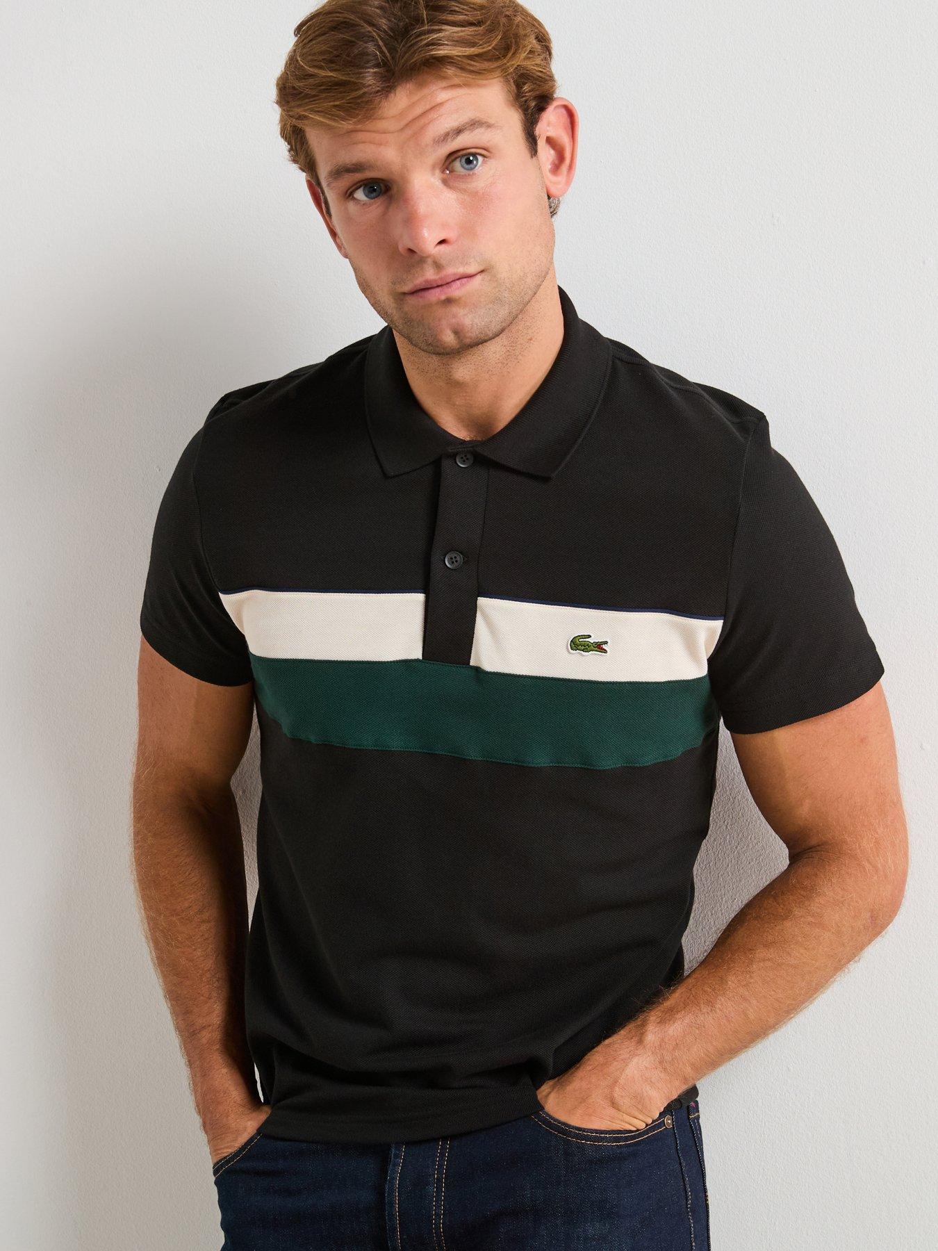 lacoste-regular-fit-color-block-pique-short-sleeve-polo-shirt-black