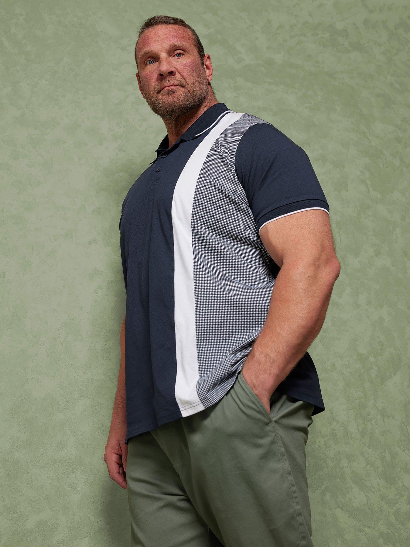 Image 1 of 5 of BadRhino Button Up Polo Shirt - Blue