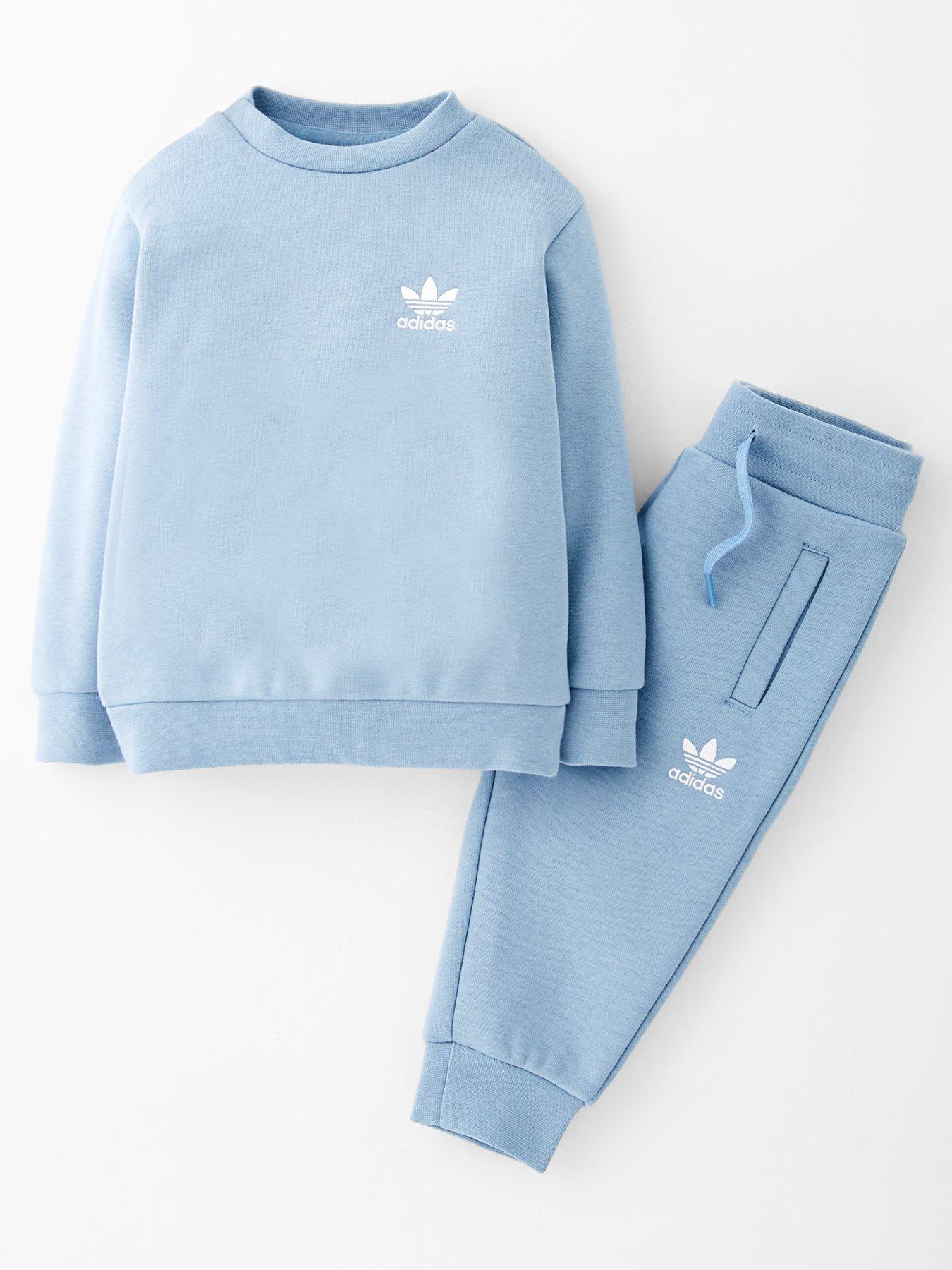 adidas-originals-infant-boys-trefoil-essentials-crew-set-blue