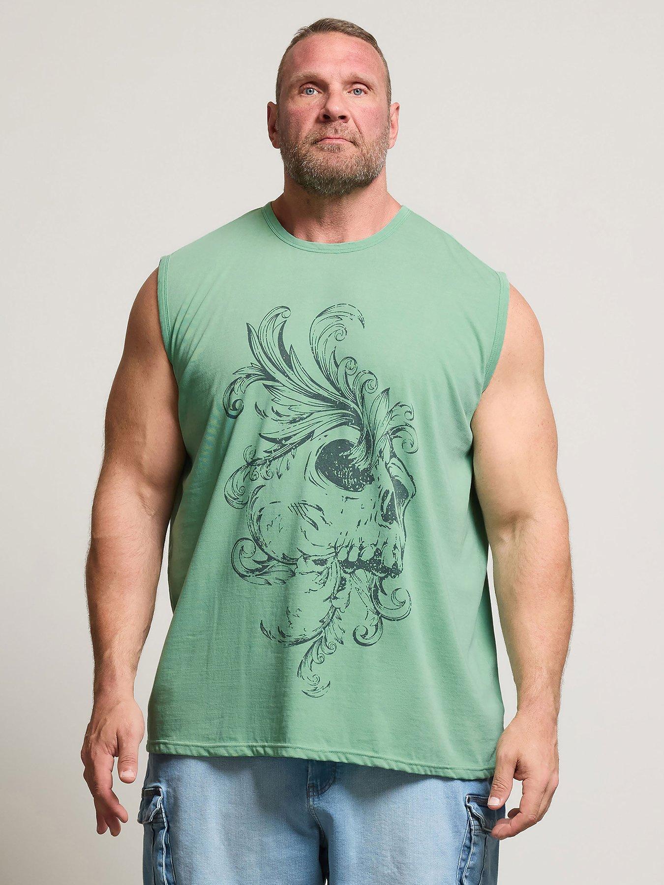 BadRhino Acid Wash Graphic Vest - Green