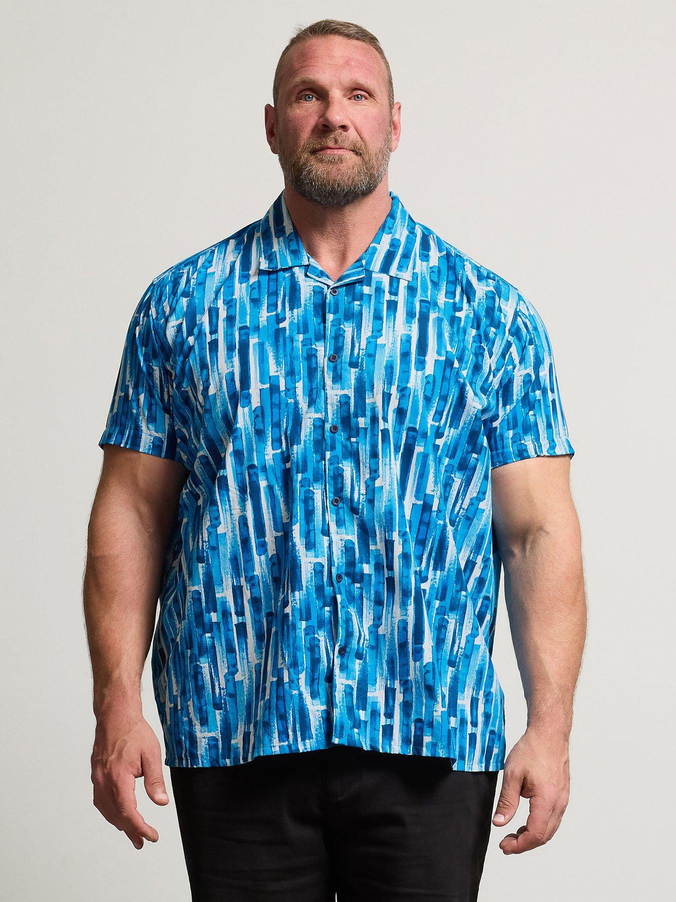 badrhino-brushed-poplin-short-sleeve-shirt-blue
