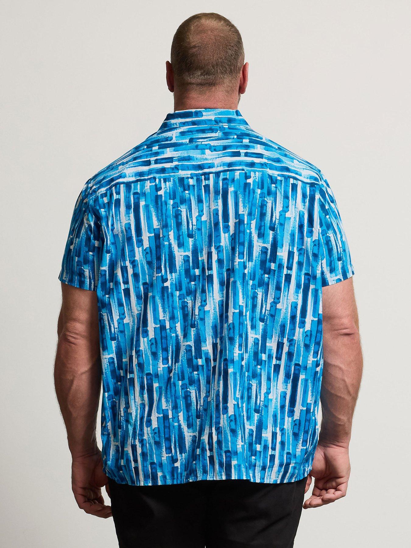 badrhino-brushed-poplin-short-sleeve-shirt-bluestillFront