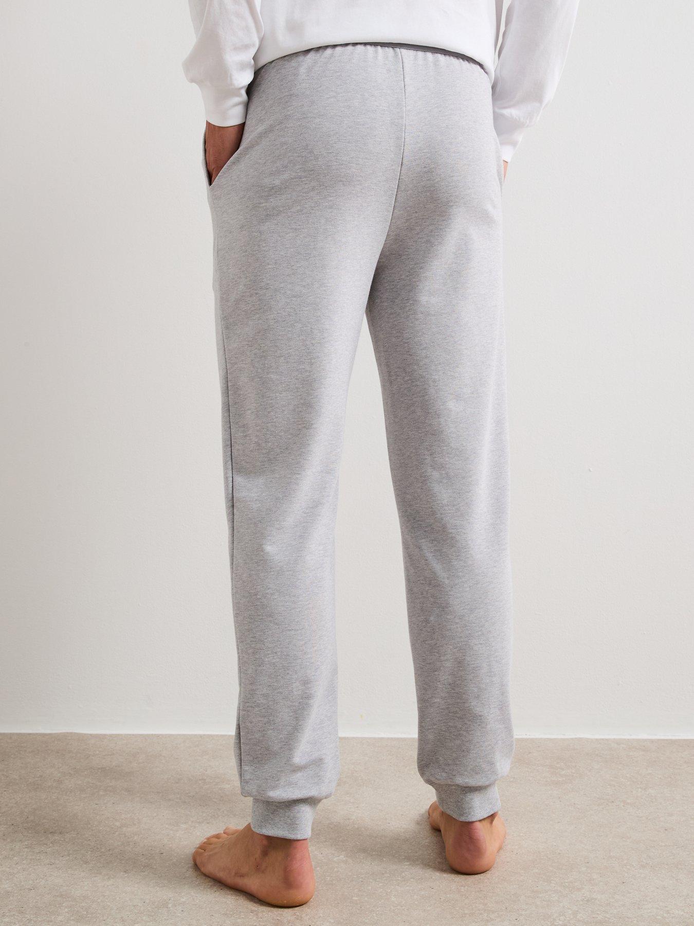 lacoste-lacoste-elasticated-waist-pyjama-bottoms--greystillFront