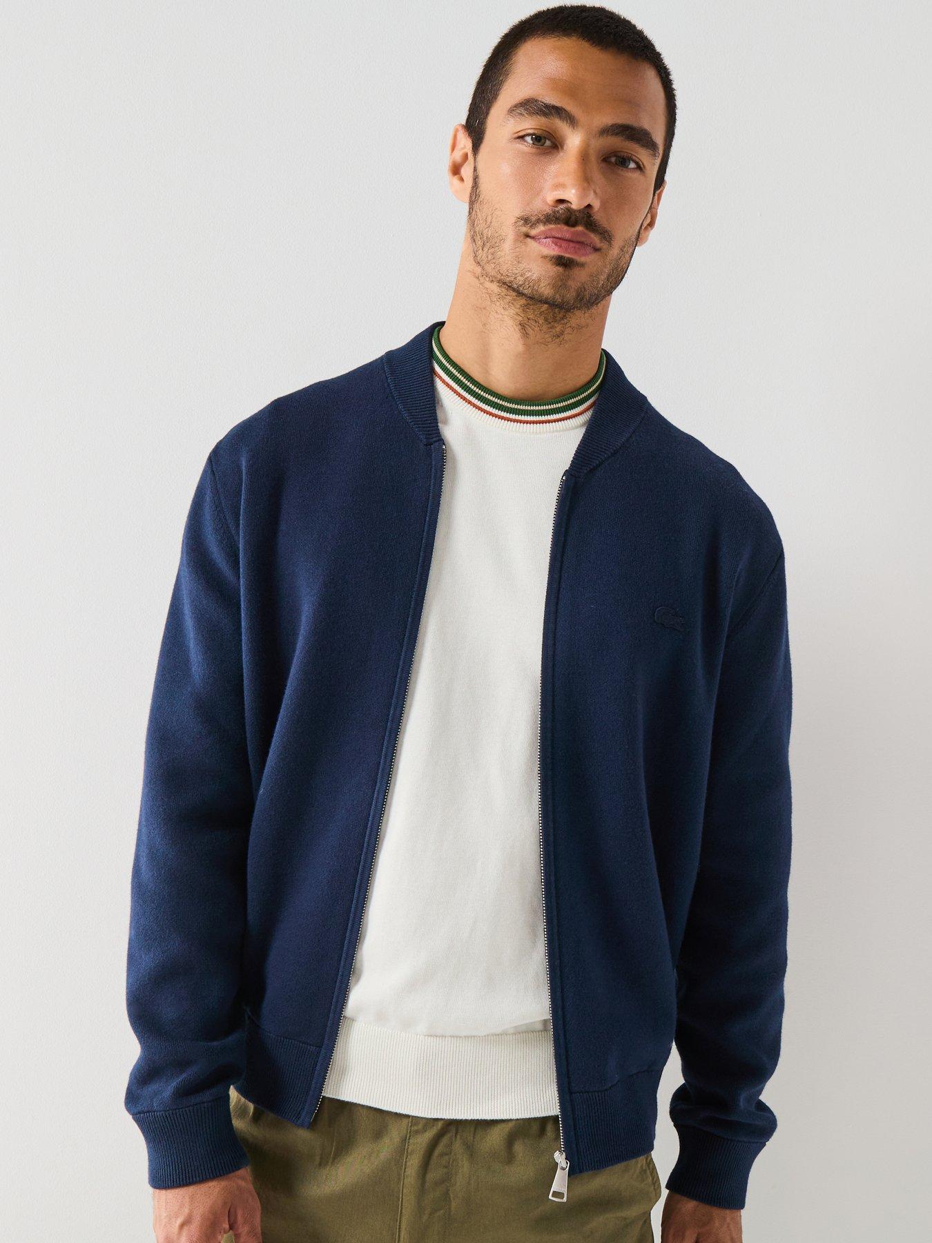 lacoste-interlock-heavyweight-knitted-bomber-navy