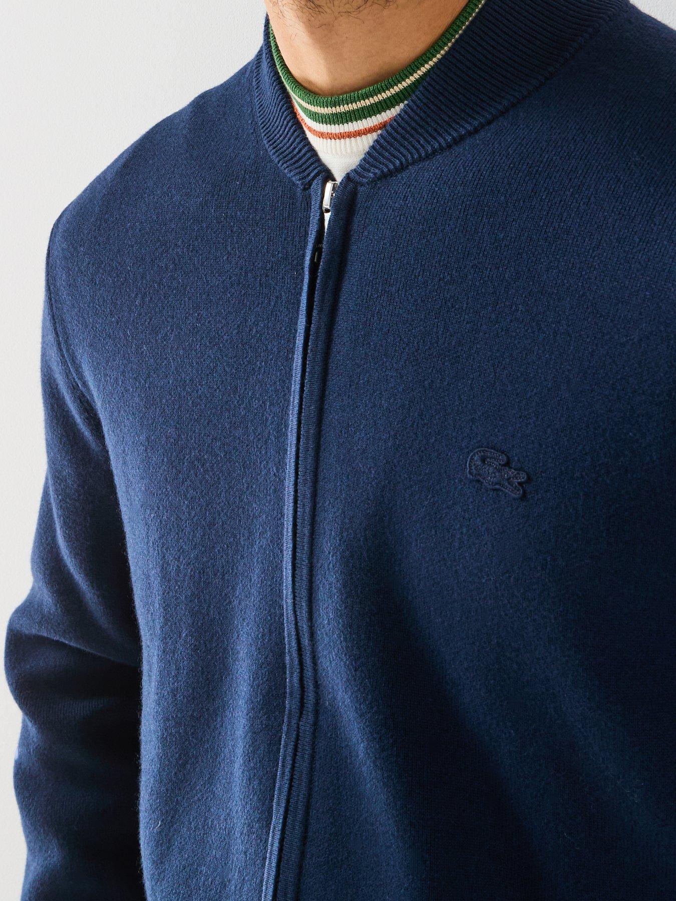lacoste-interlock-heavyweight-knitted-bomber-navyoutfit
