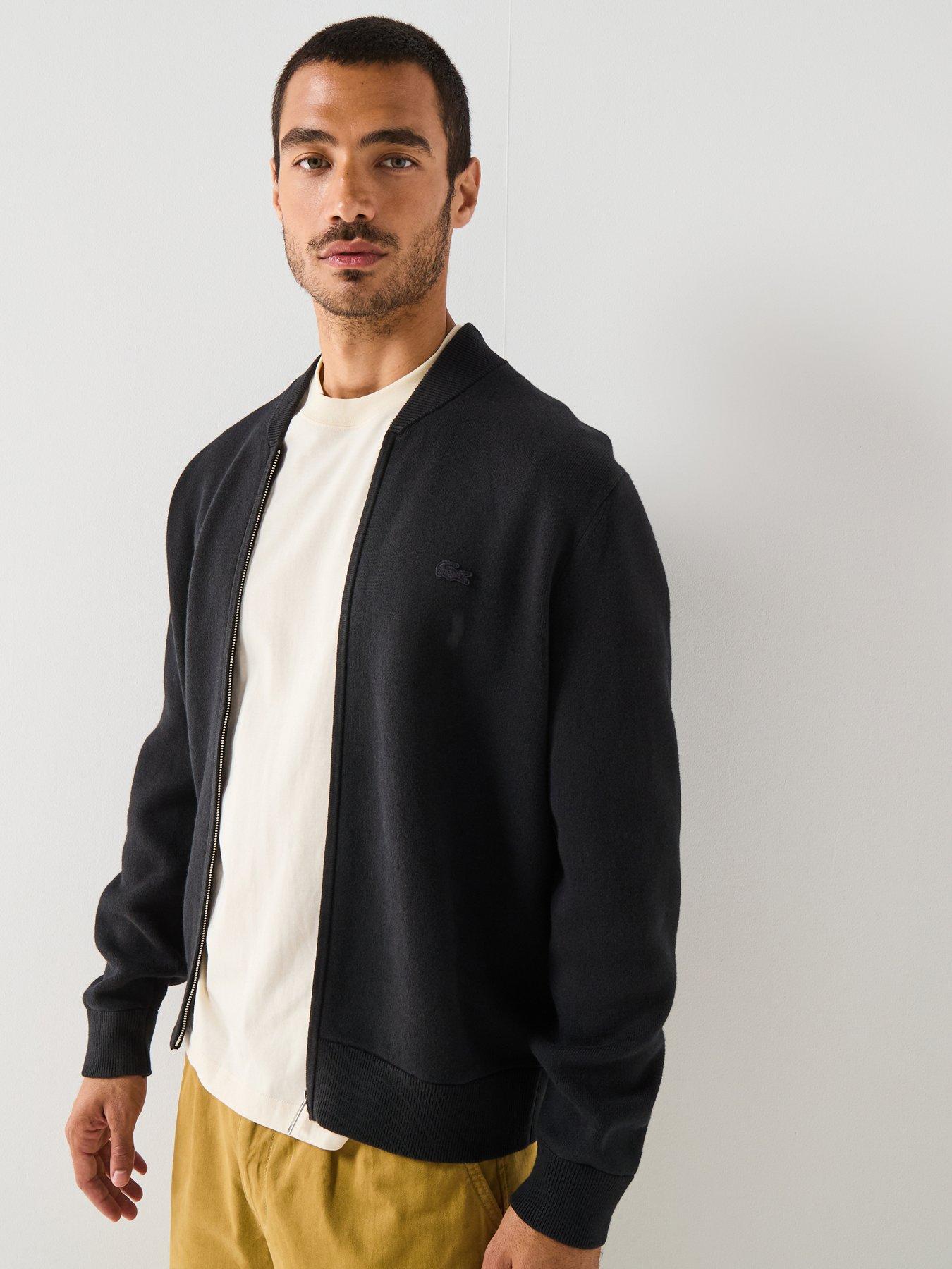 lacoste-interlock-heavyweight-knitted-bomber-black