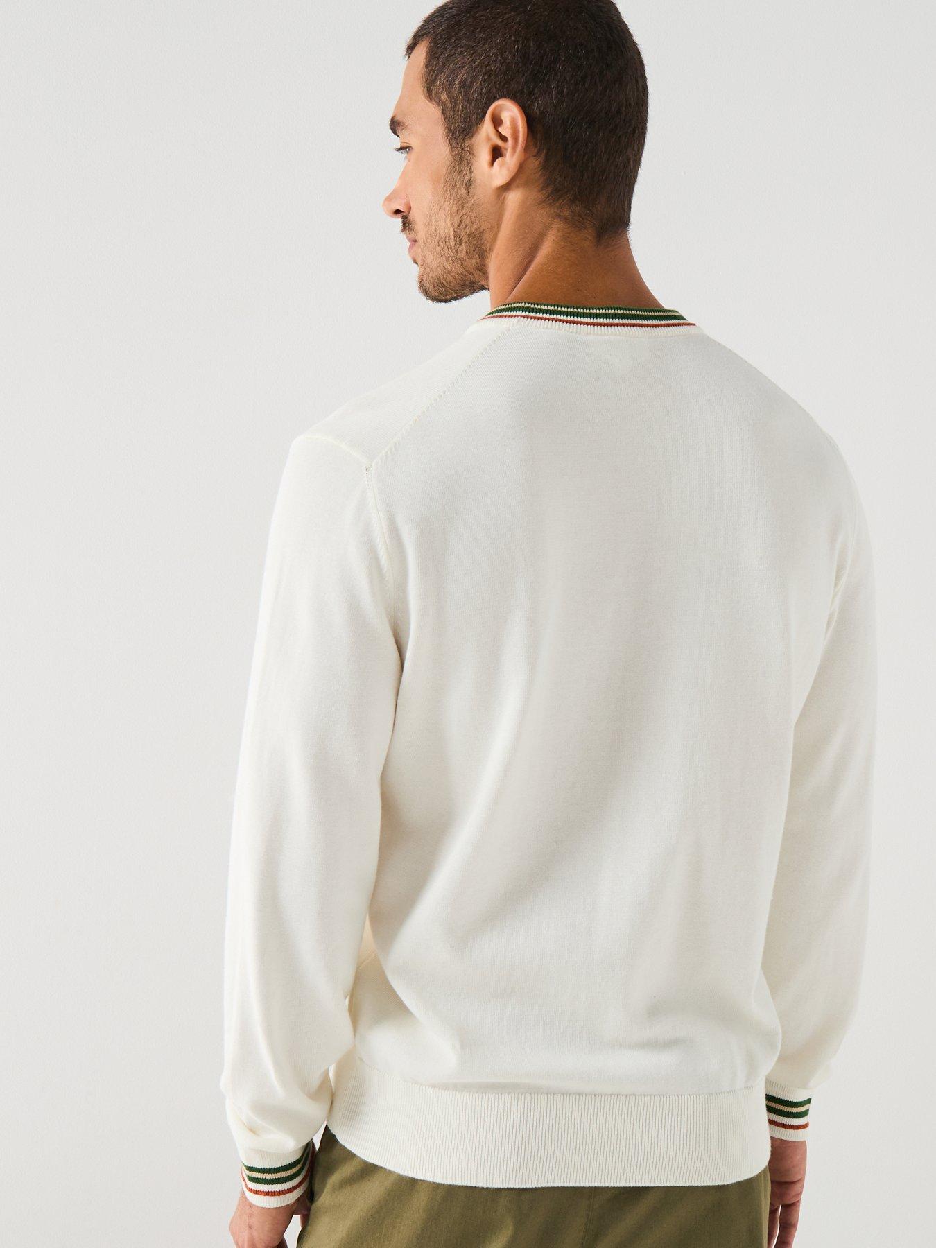 lacoste-stripe-accent-crew-neck-knitted-jumper-whitestillFront