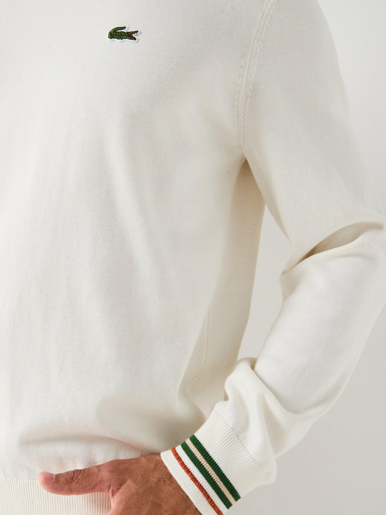 lacoste-stripe-accent-crew-neck-knitted-jumper-whiteoutfit