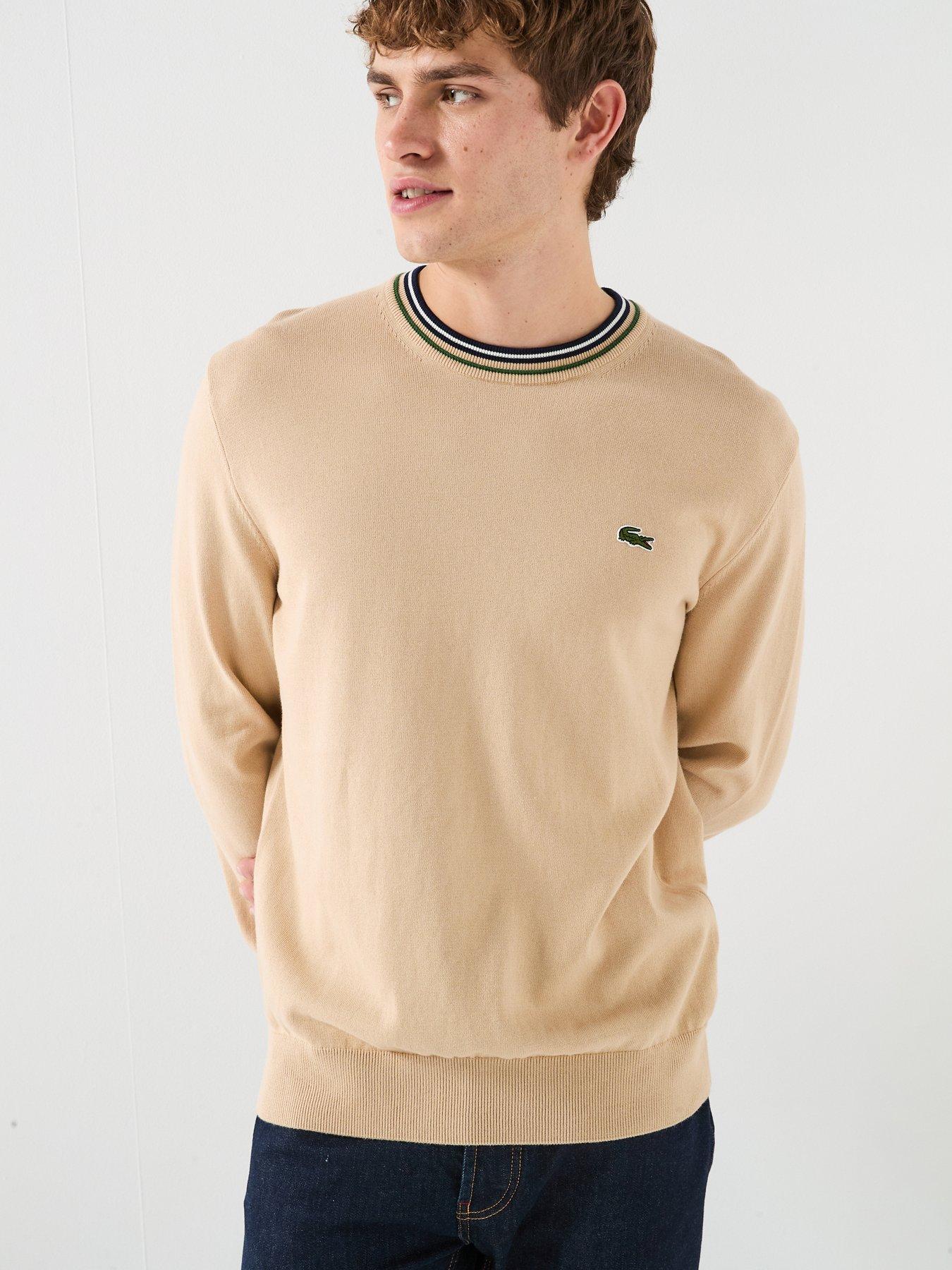 lacoste-stripe-accent-crew-neck-knitted-jumper-beigefront