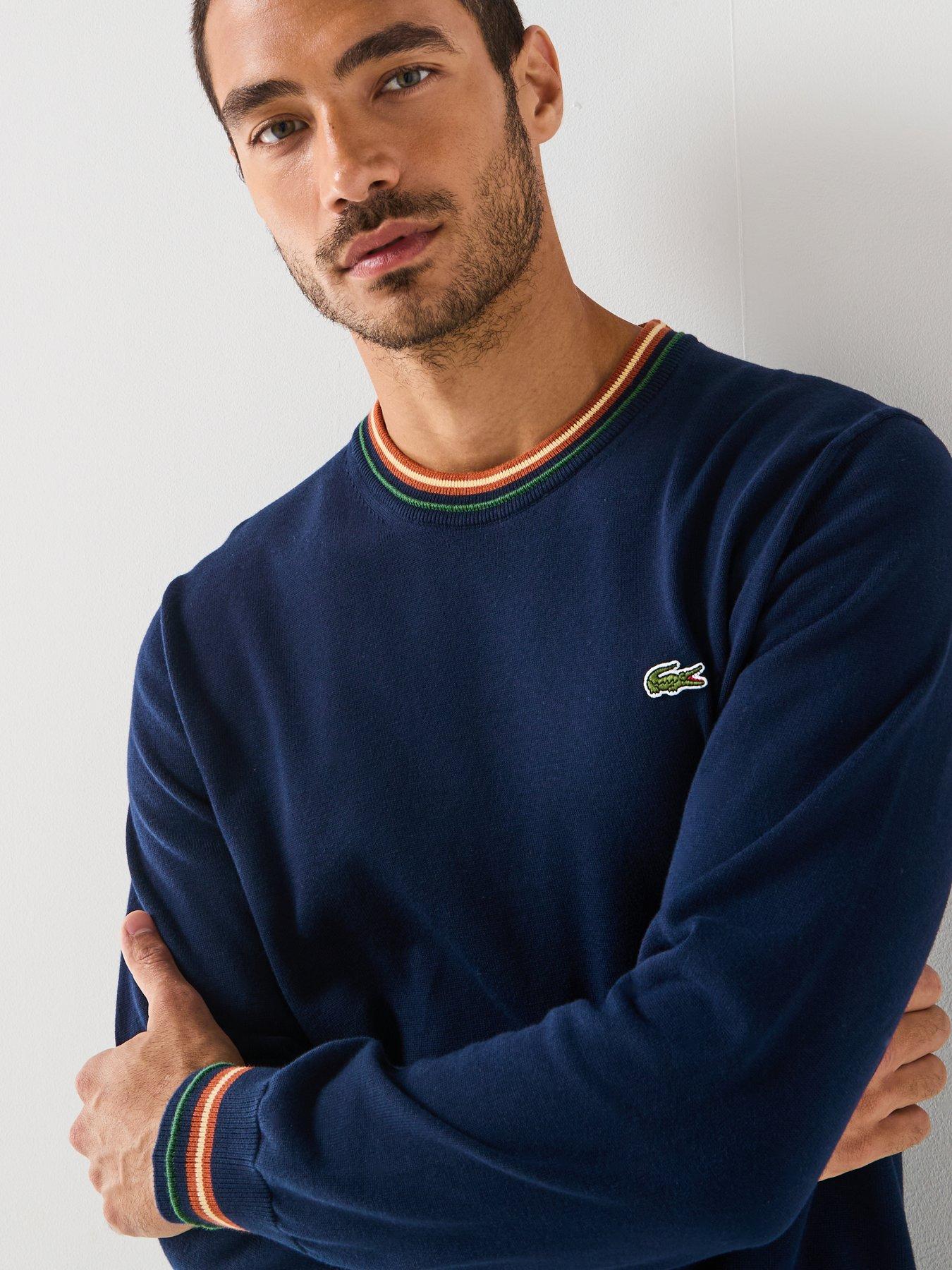 lacoste-stripe-accent-crew-neck-knitted-jumper-navyoutfit
